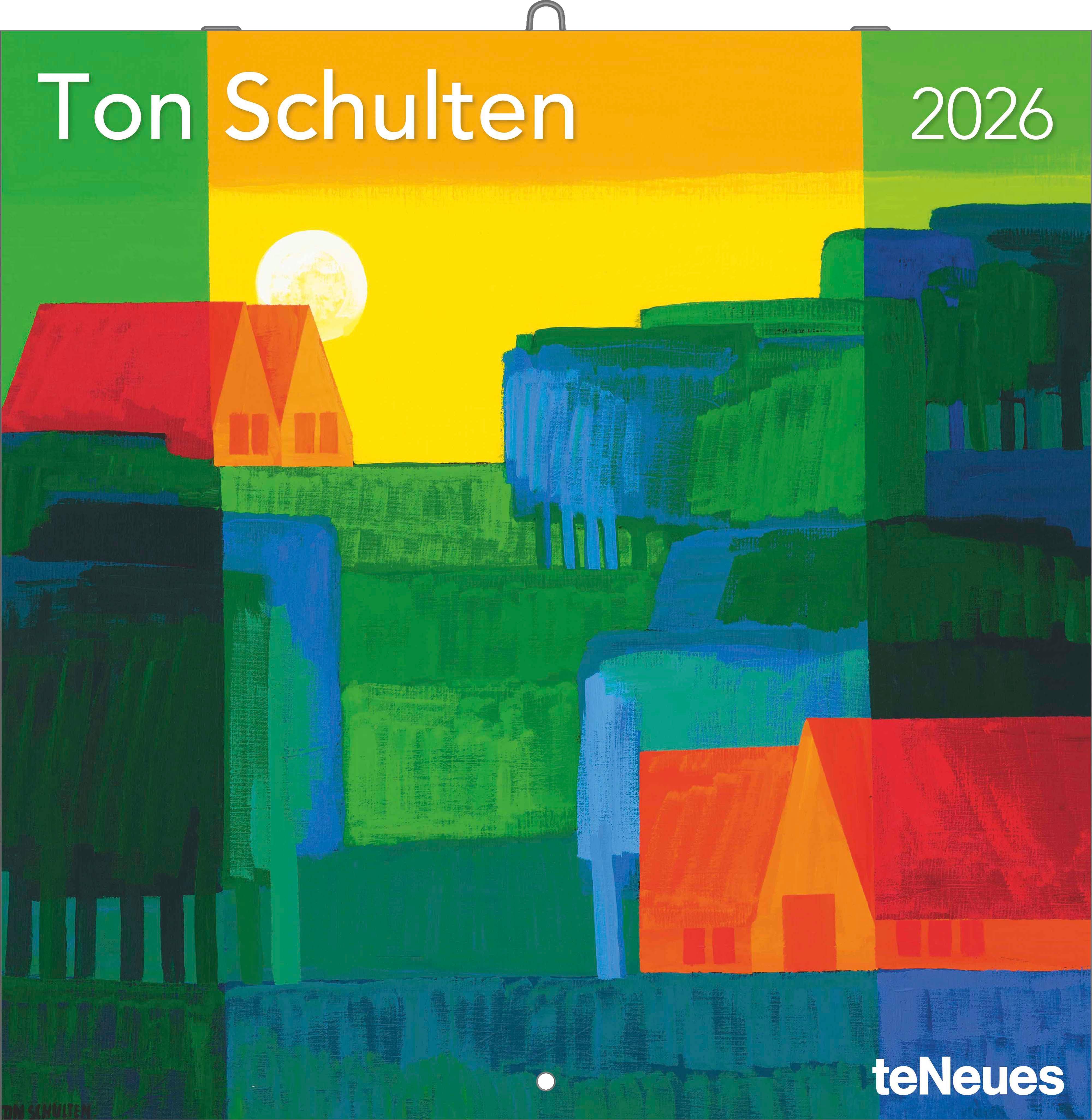 Vorderes Coverbild Ton Schulten 2026 - Wand-Kalender - Broschüren-Kalender - 30x30 - 30x60 geöffnet - Kunst-Kalender