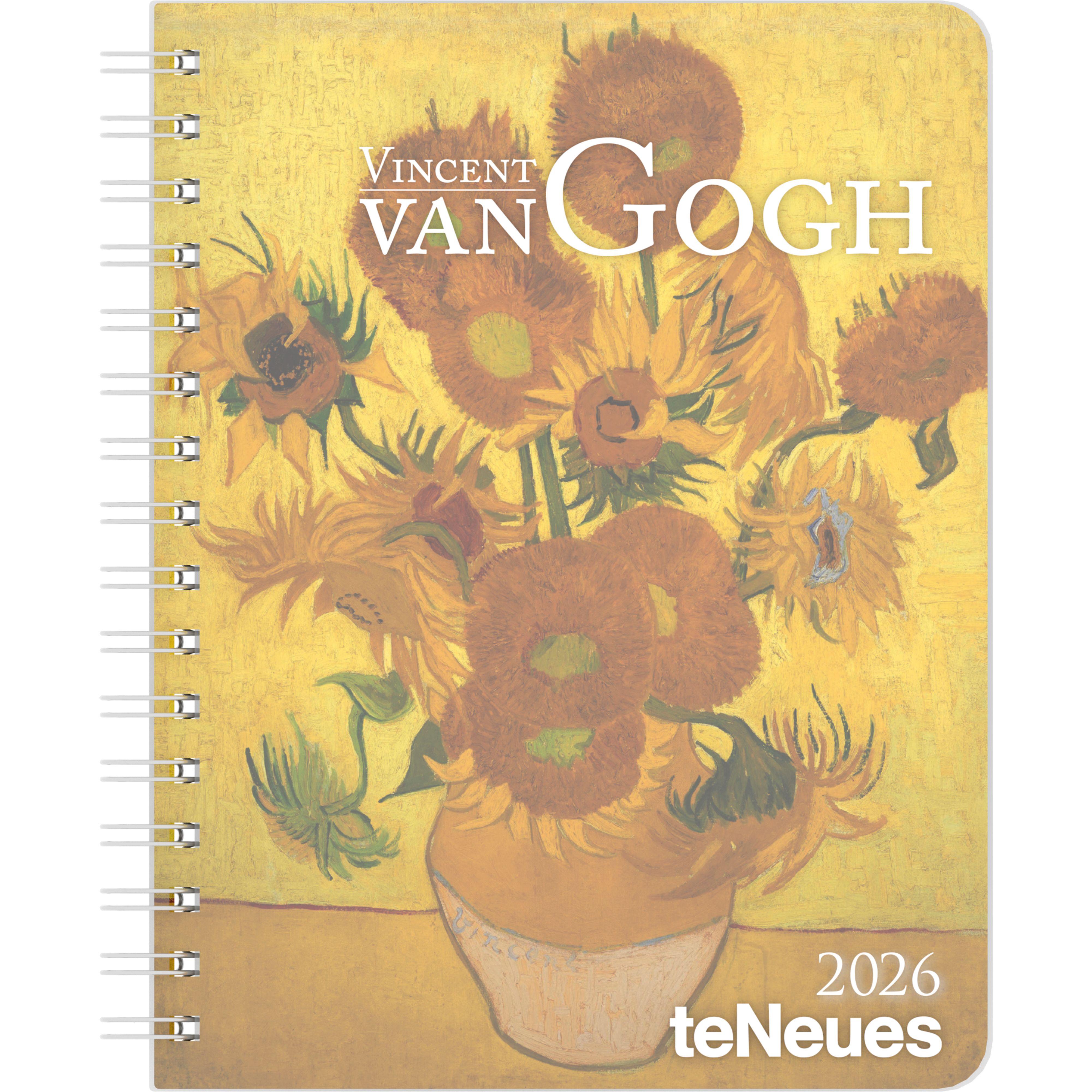 Vorderes Coverbild Vincent van Gogh 2026 - Diary - Buchkalender - Taschenkalender - 16,5x21,6