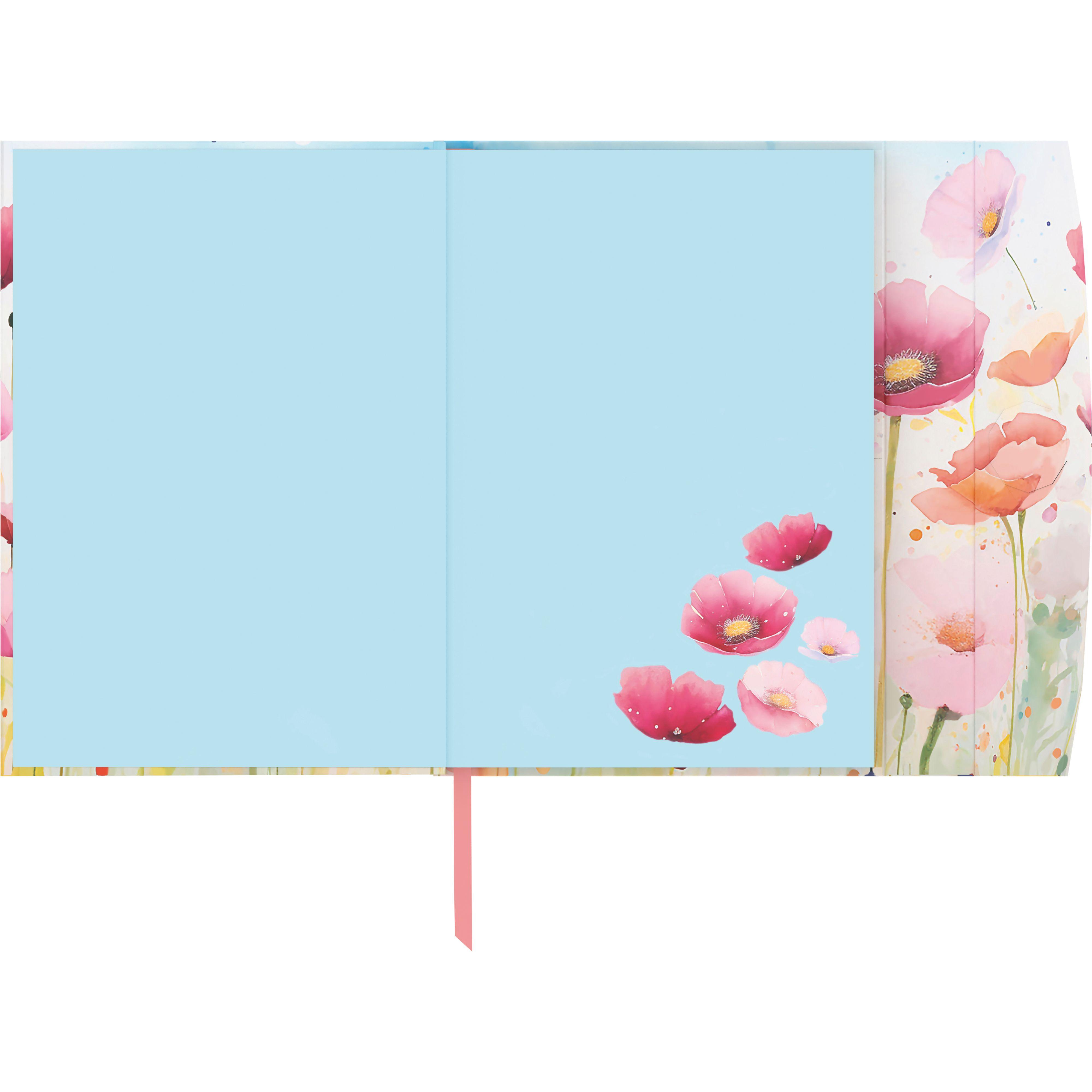 Beispielinhalt (Bild) Bright Flowers 2026 - Diary - Buchkalender - Taschenkalender - 16x22