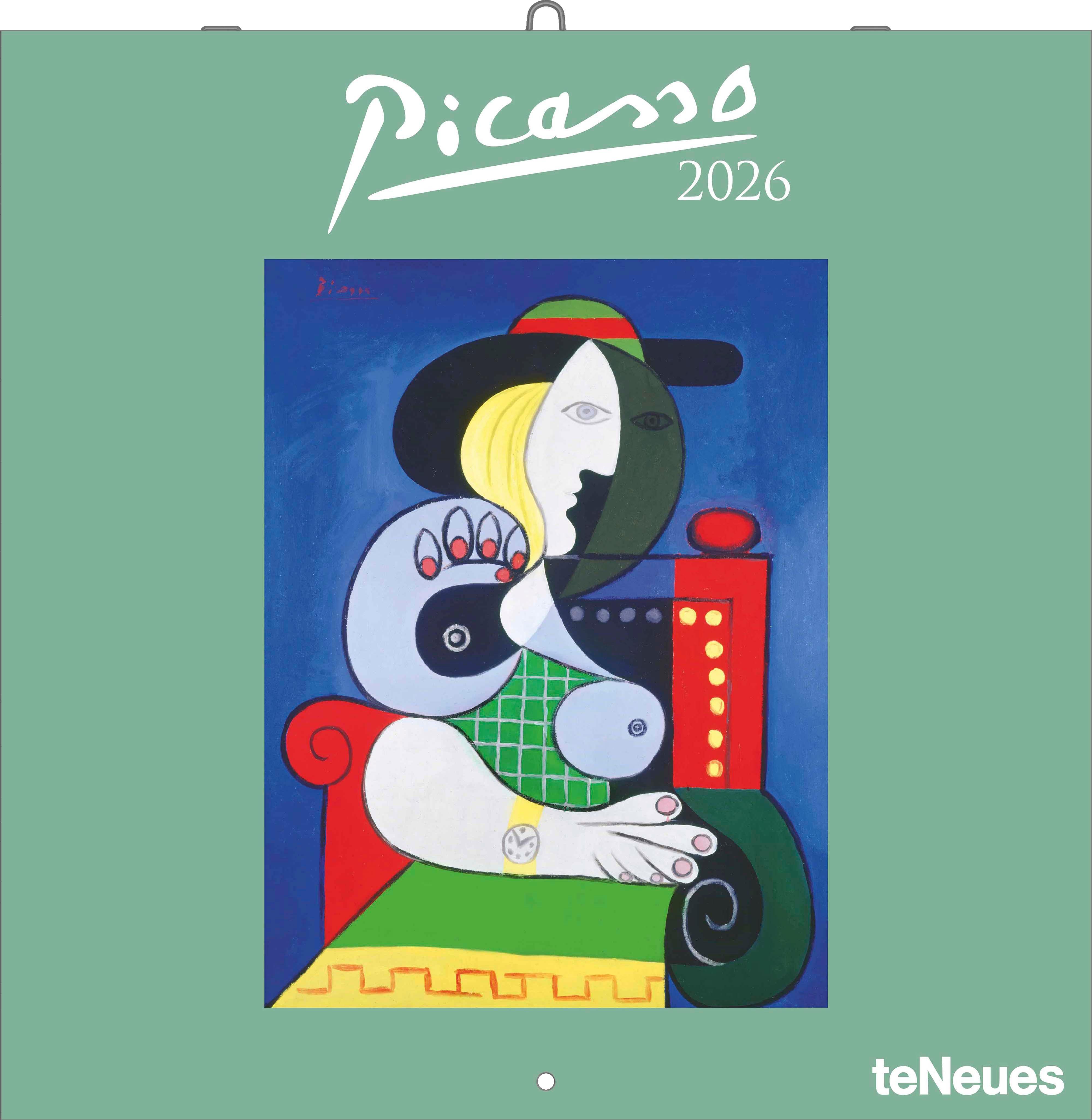 Vorderes Coverbild Picasso 2026 - Wand-Kalender - Broschüren-Kalender - 30x30 - 30x60 geöffnet - Kunst-Kalender