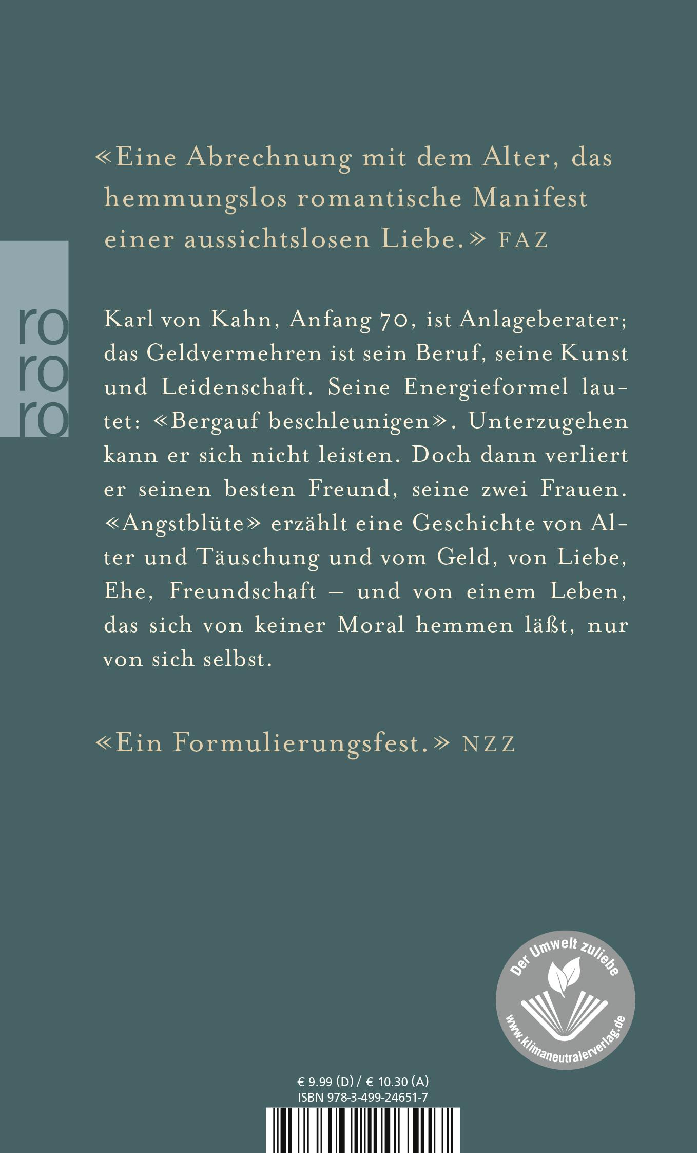 Rückseitencover Angstblüte