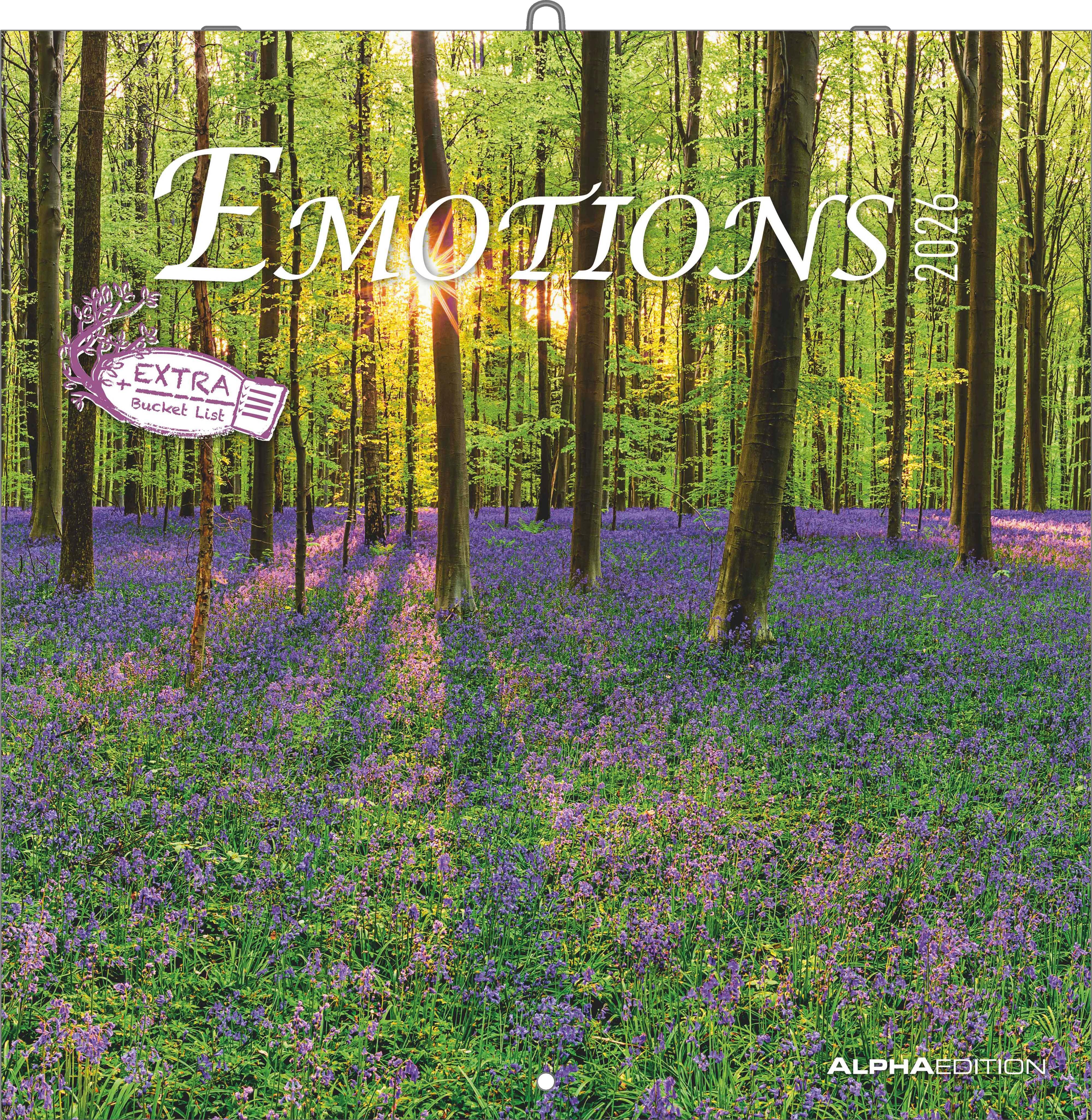 Vorderes Coverbild Emotions 2026 - Broschürenkalender 30x30 cm (30x60 geöffnet) - Kalender mit Platz für Notizen - Emotionen - Bildkalender - Wandplaner - Wandkalender
