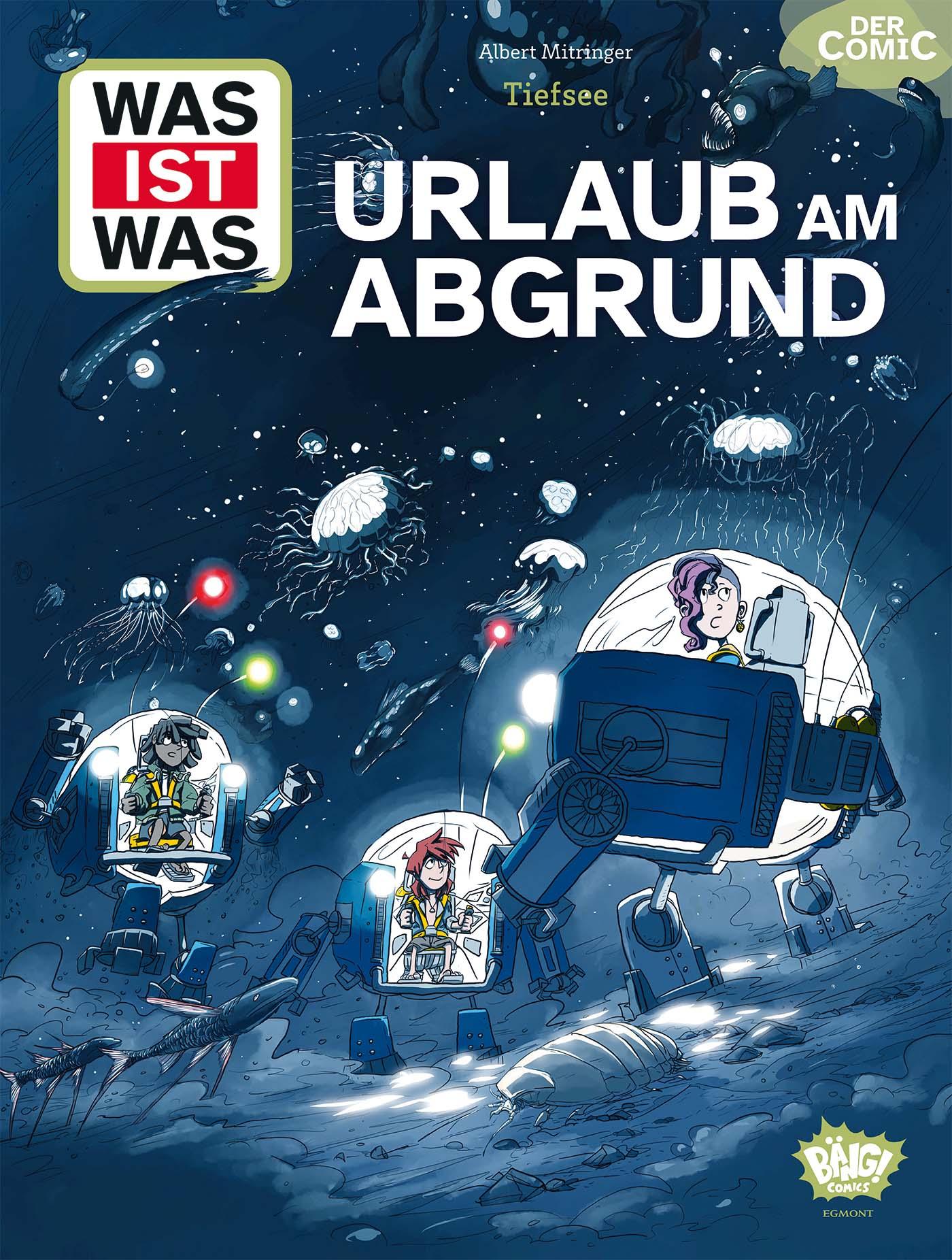 Vorderes Coverbild WAS IST WAS Comic - Tiefsee