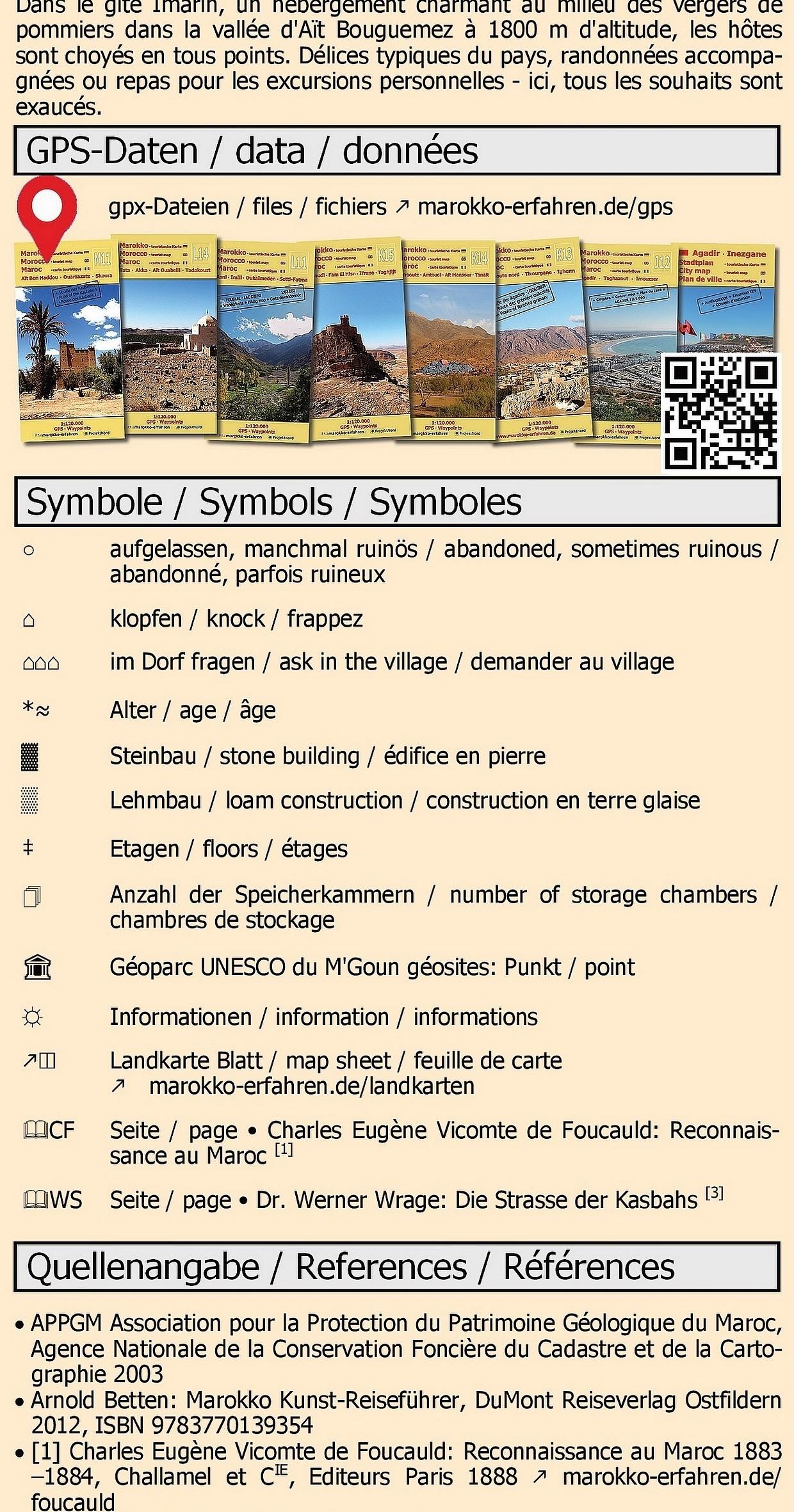 Beispielinhalt (Bild) N10: Aït Bouguemez - M'Semrir - Boumalne Dadès - Kelâa M'Gouna + Straße der Kasbahs III + GPS-Waypoints