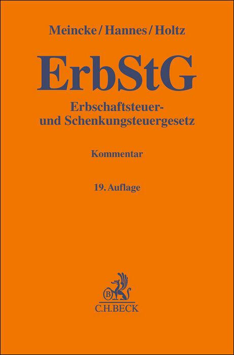 Vorderes Coverbild Erbschaftsteuer- und Schenkungsteuergesetz. ErbStG