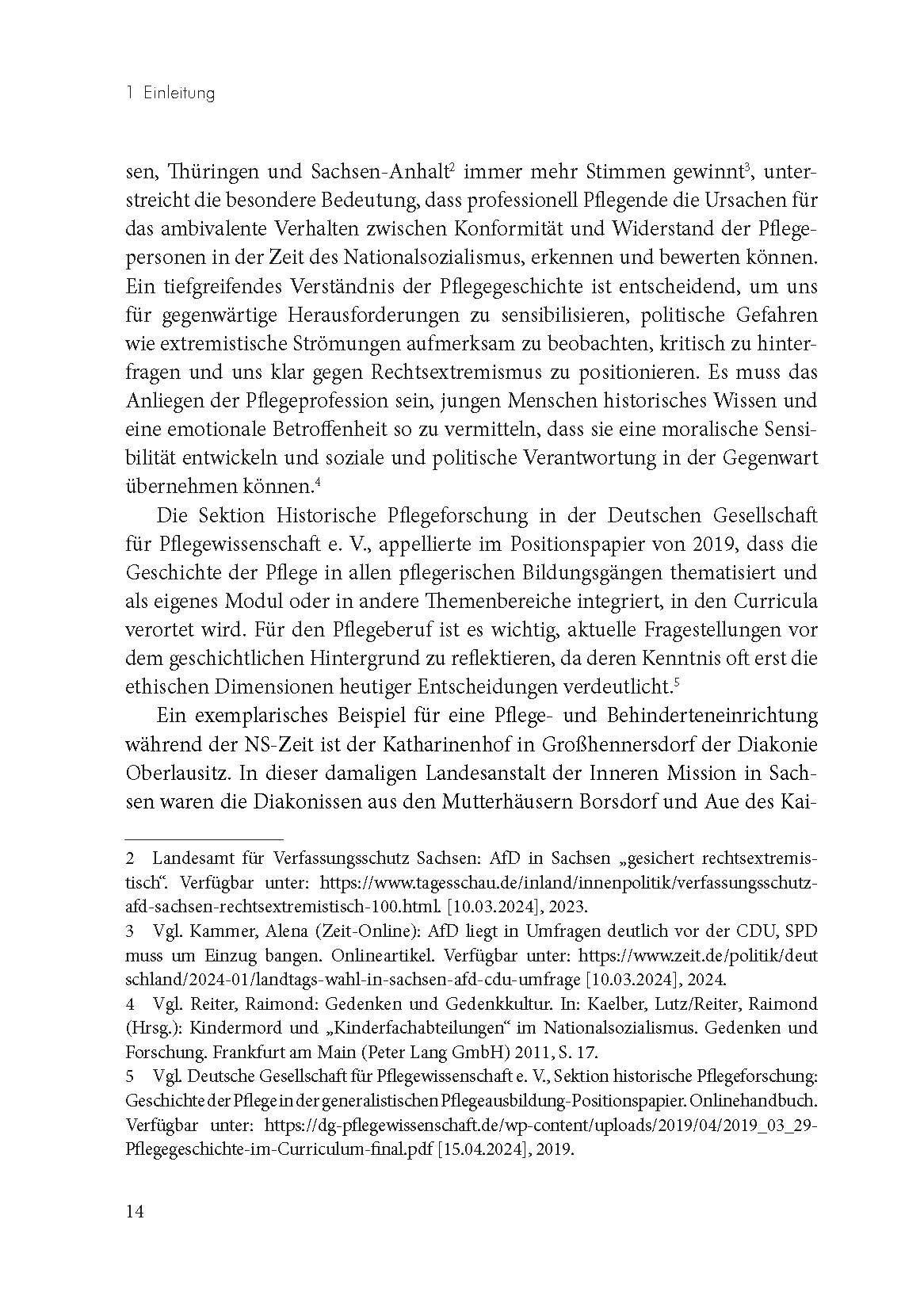 Beispielinhalt (Bild) Die Pflege von Menschen mit Behinderung im Nationalsozialismus