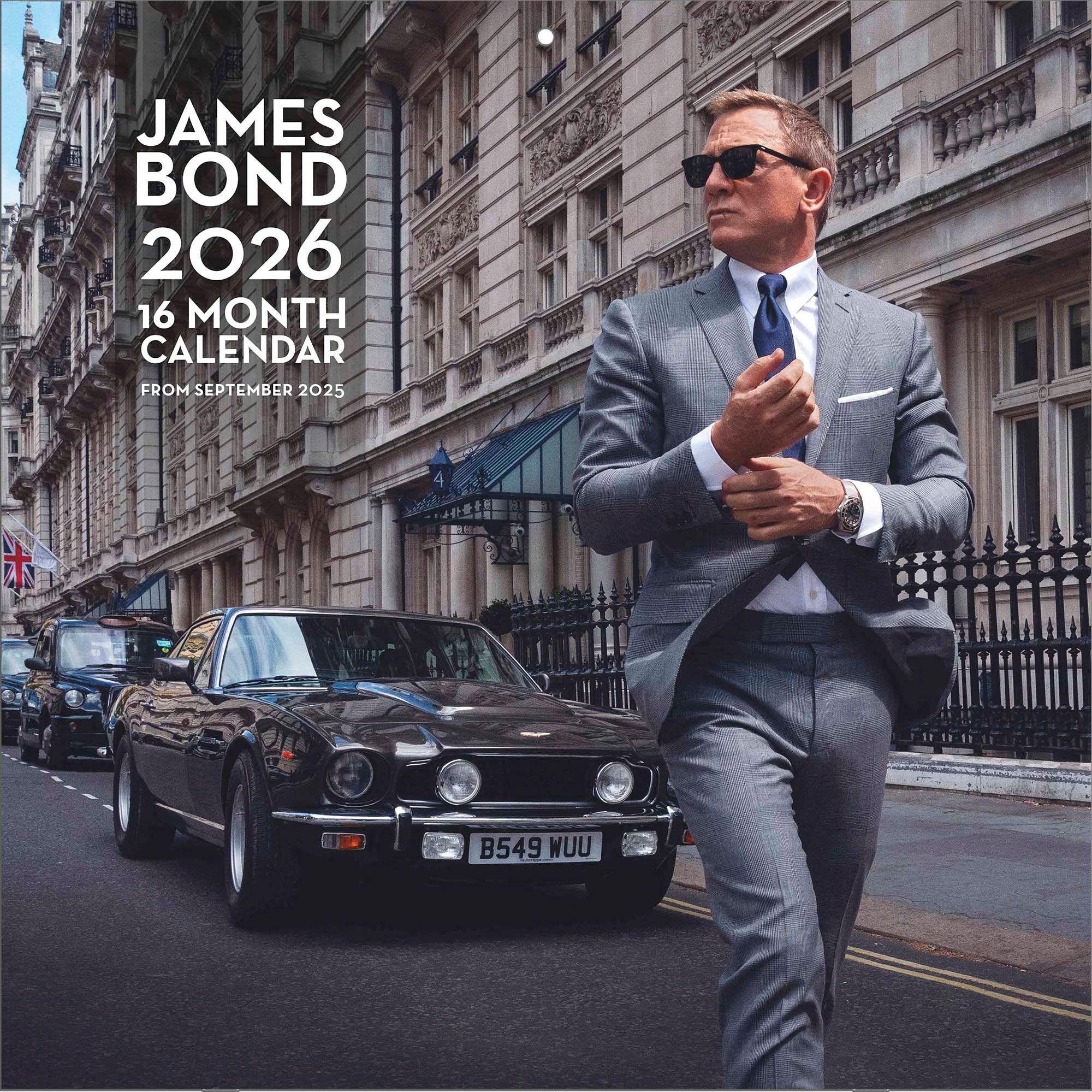 Vorderes Coverbild JAMES BOND - Broschürenkalender im Format 30 x 30