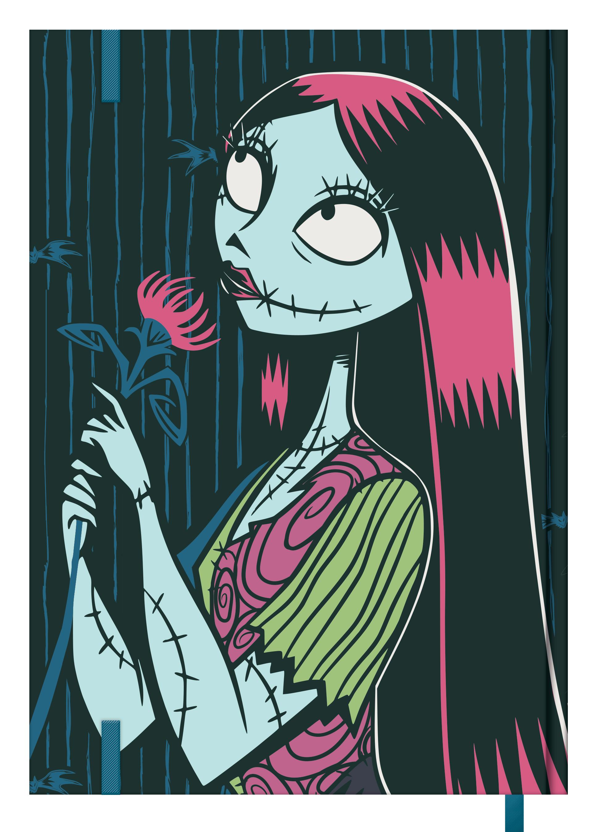 Rückseitencover THE NIGHTMARE BEFORE CHRISTMAS - Buchkalender im Format 14,8 x 21