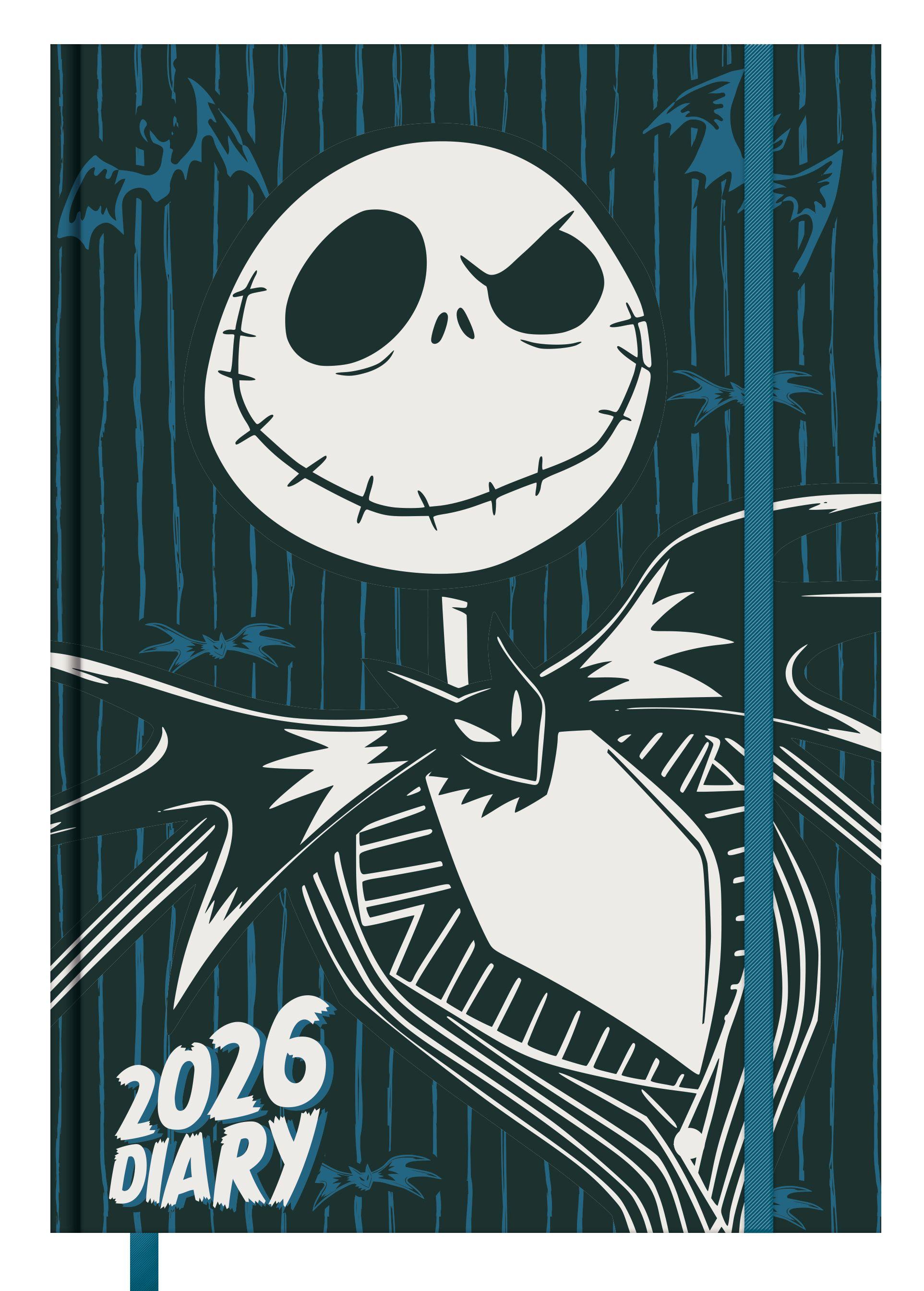 Vorderes Coverbild THE NIGHTMARE BEFORE CHRISTMAS - Buchkalender im Format 14,8 x 21