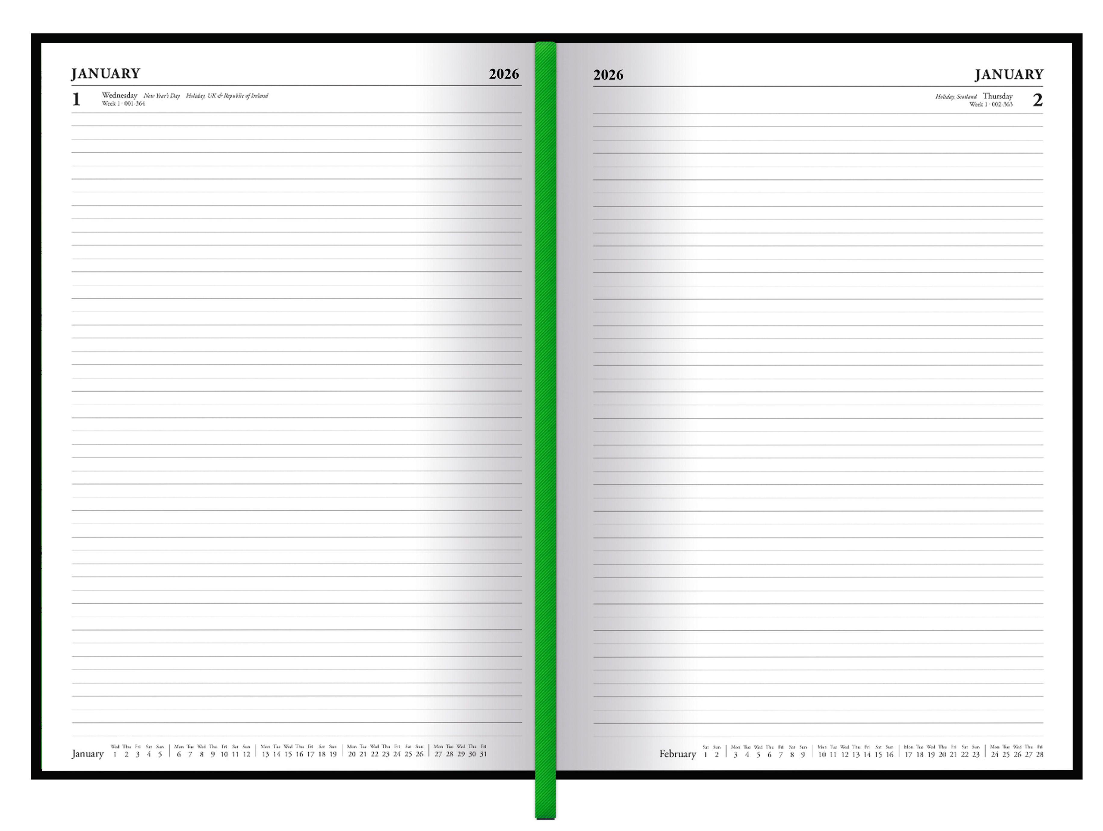 Beispielinhalt (Bild) RICK AND MORTY - Buchkalender im Format 14,8 x 21