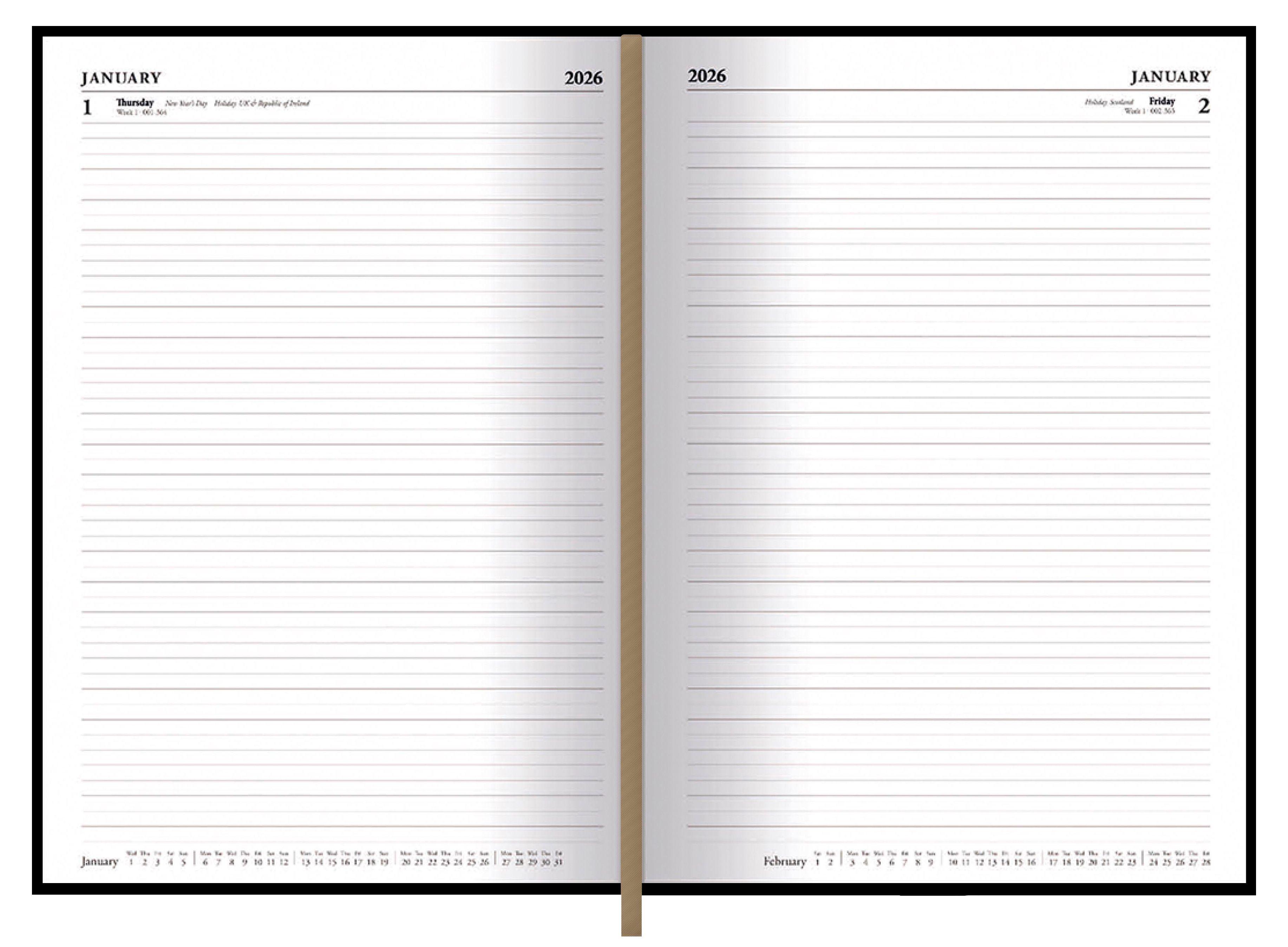 Beispielinhalt (Bild) DUNGEONS & DRAGONS - Buchkalender im Format 14,8 x 21