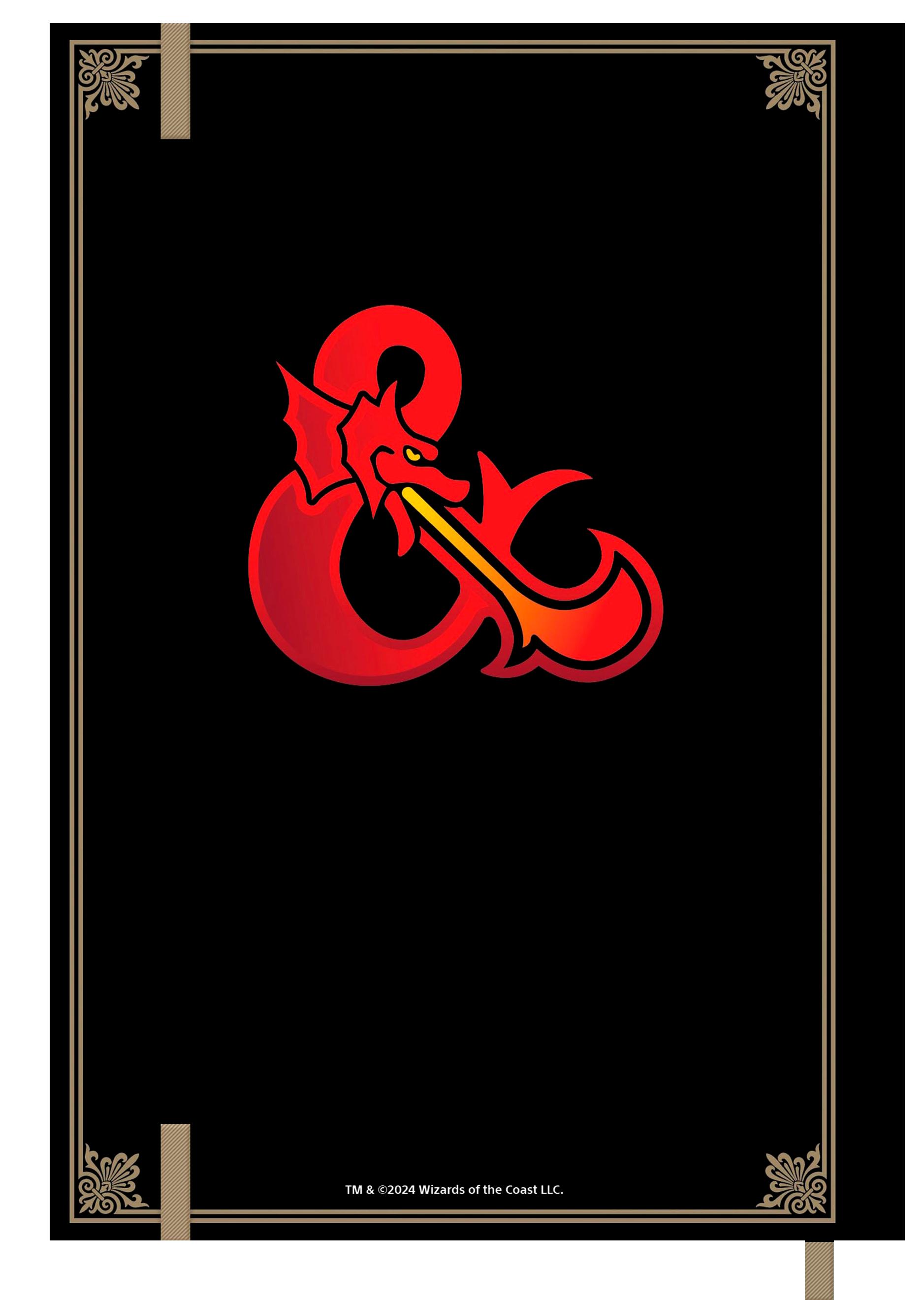 Rückseitencover DUNGEONS & DRAGONS - Buchkalender im Format 14,8 x 21