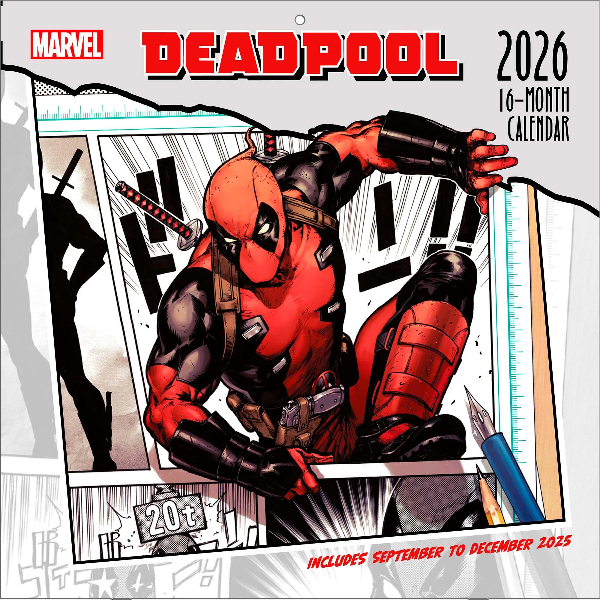 Vorderes Coverbild DEADPOOL - Broschürenkalender im Format 30 x 30