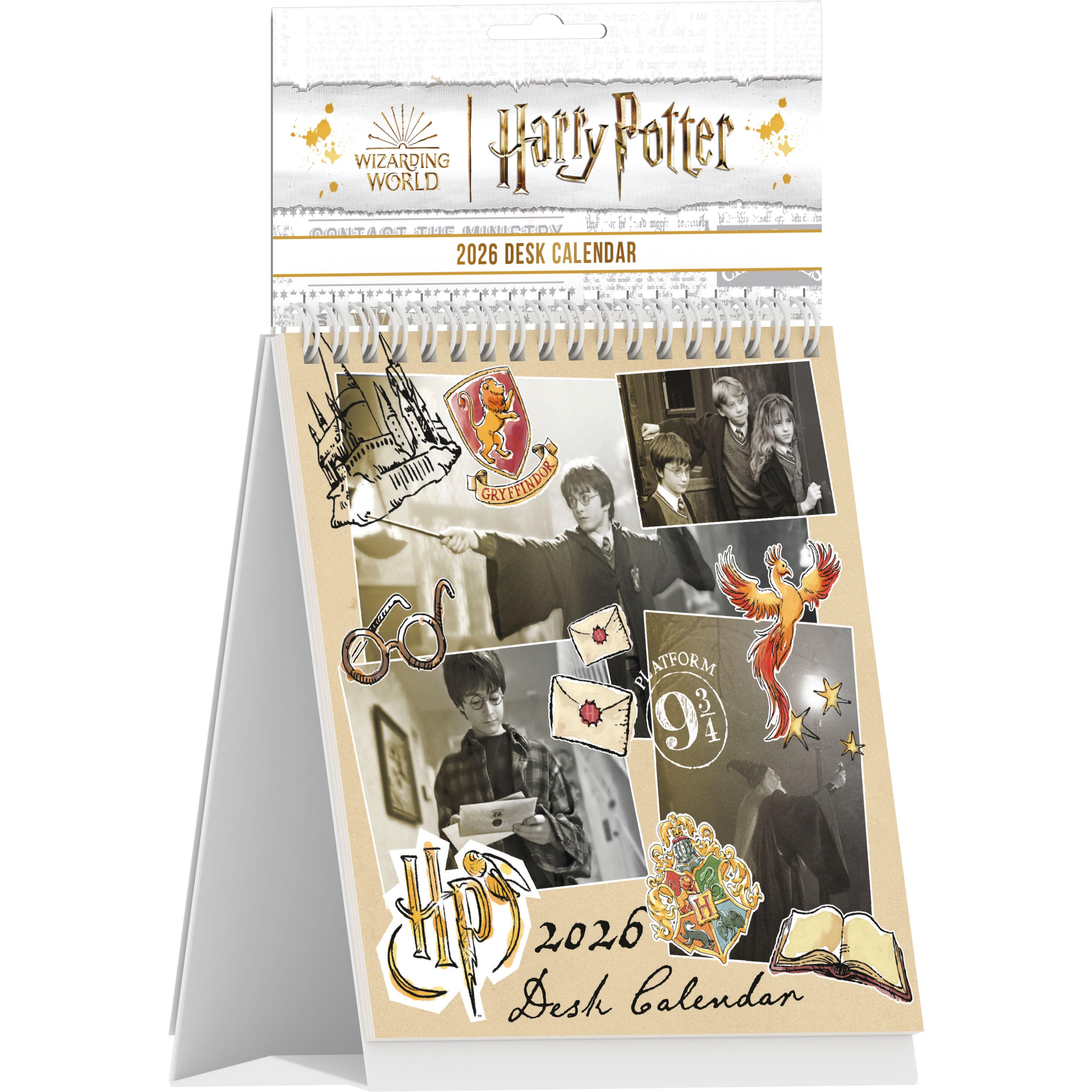 Vorderes Coverbild HARRY POTTER - Tischaufstellkalender im Format 16 x 17