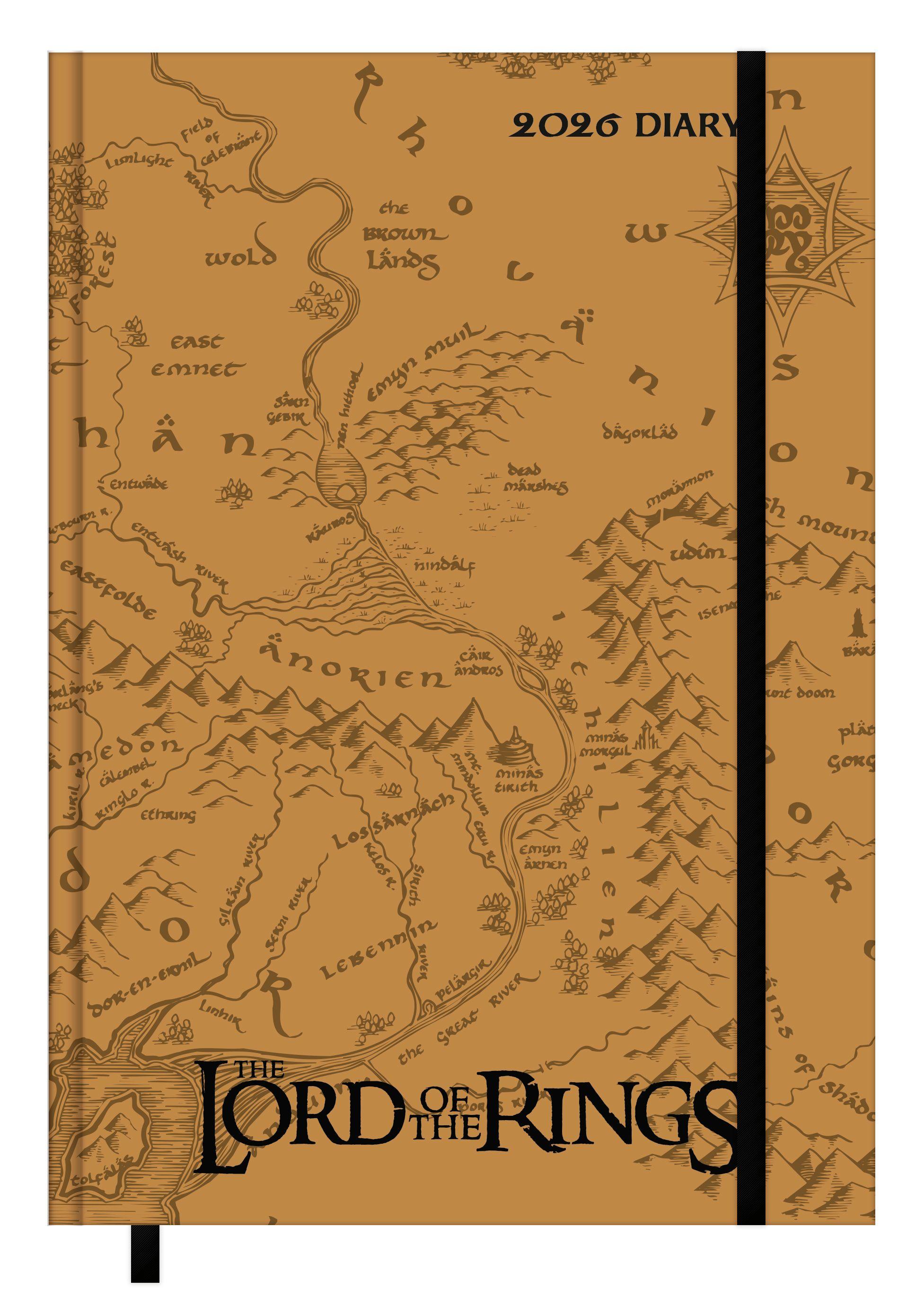 Vorderes Coverbild LORD OF THE RINGS - Diary im Format 14,8 x21