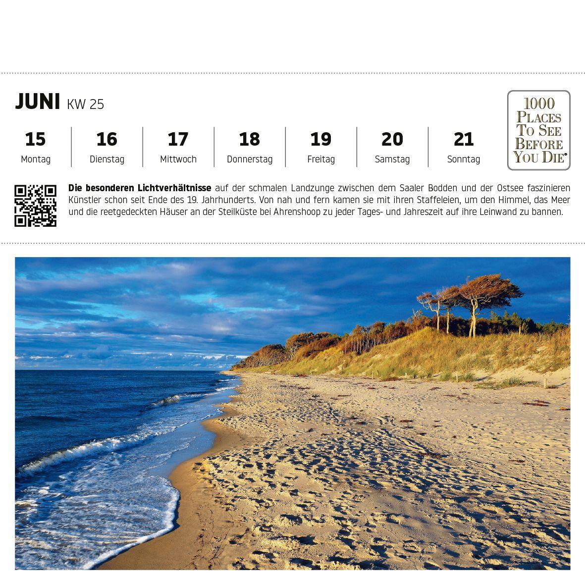 Beispielinhalt (Bild) Deutschland Postkartenkalender