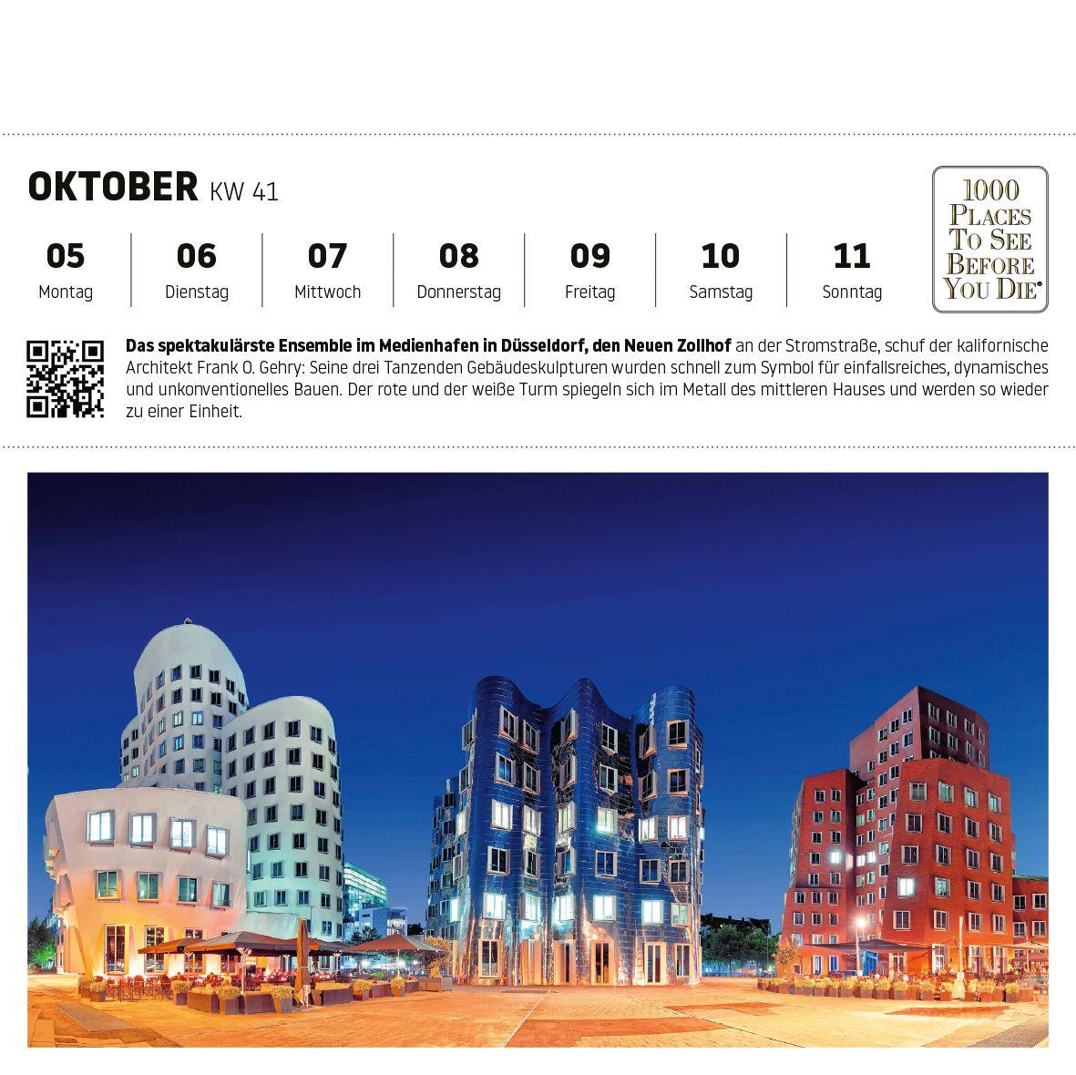 Beispielinhalt (Bild) Deutschland Postkartenkalender