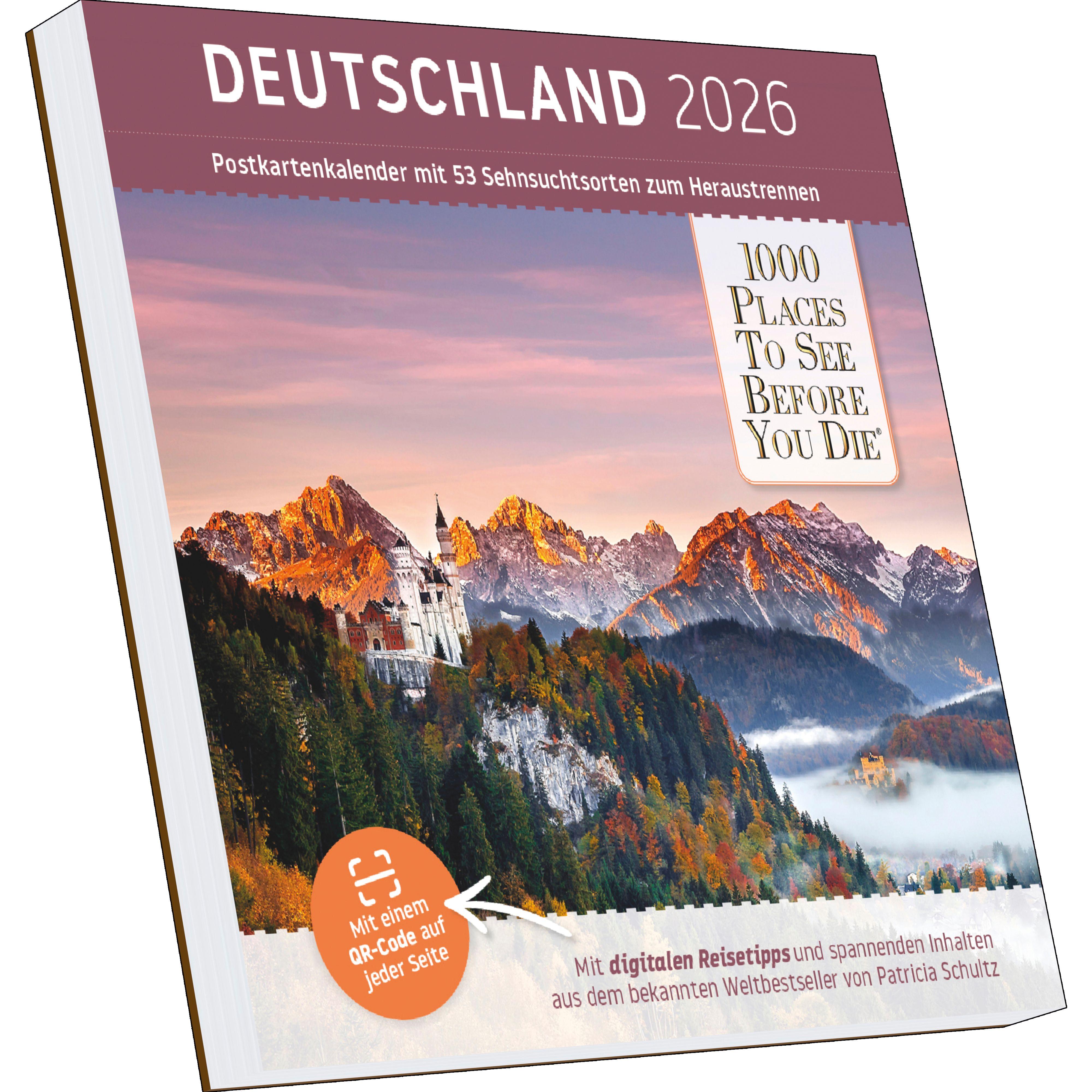 Vorderes Coverbild Deutschland Postkartenkalender
