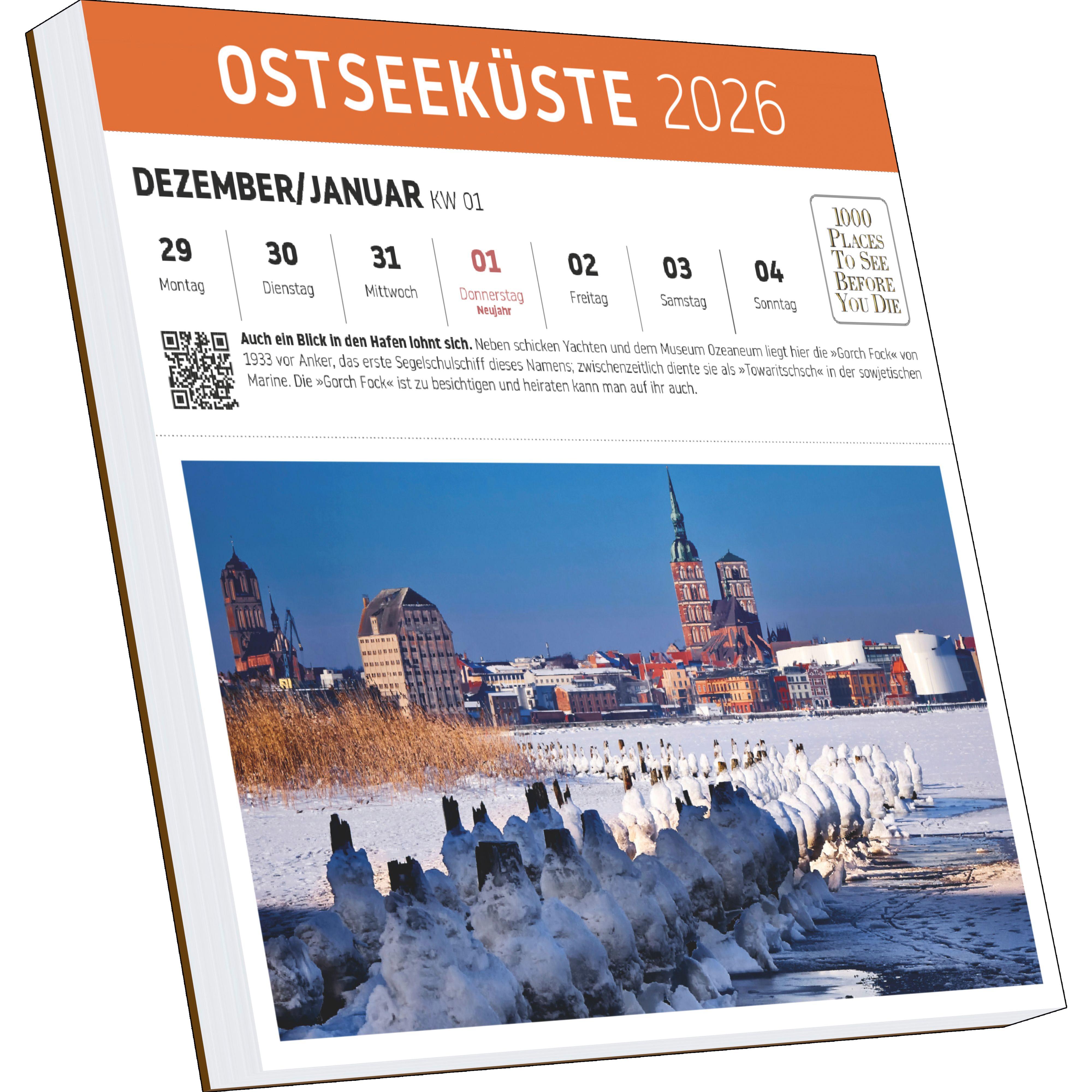 Beispielinhalt (Bild) Ostsee Postkartenkalender