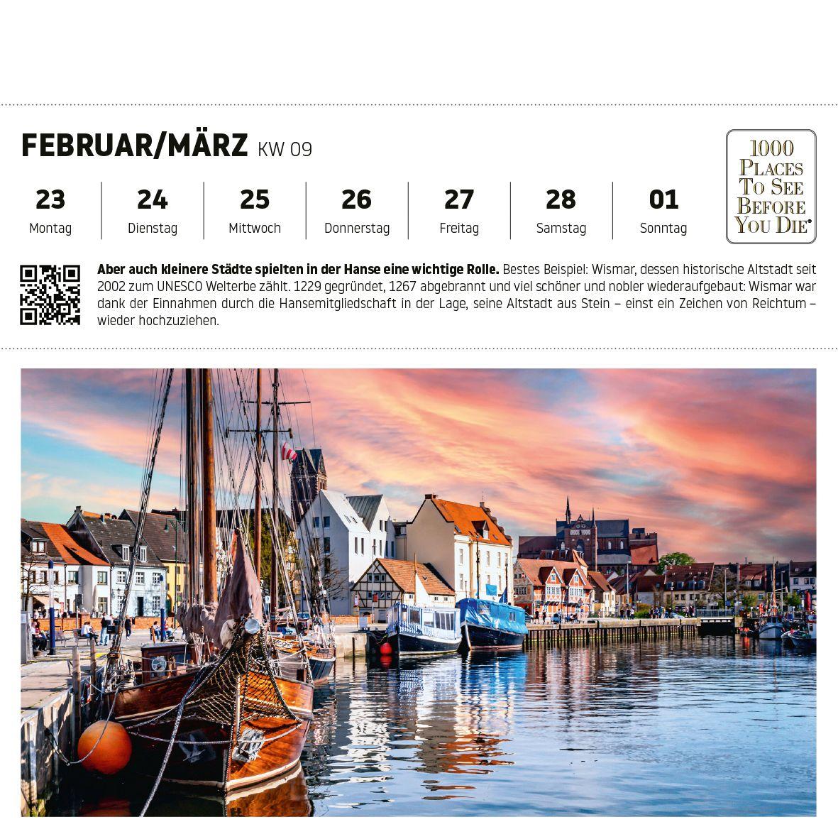 Beispielinhalt (Bild) Ostsee Postkartenkalender