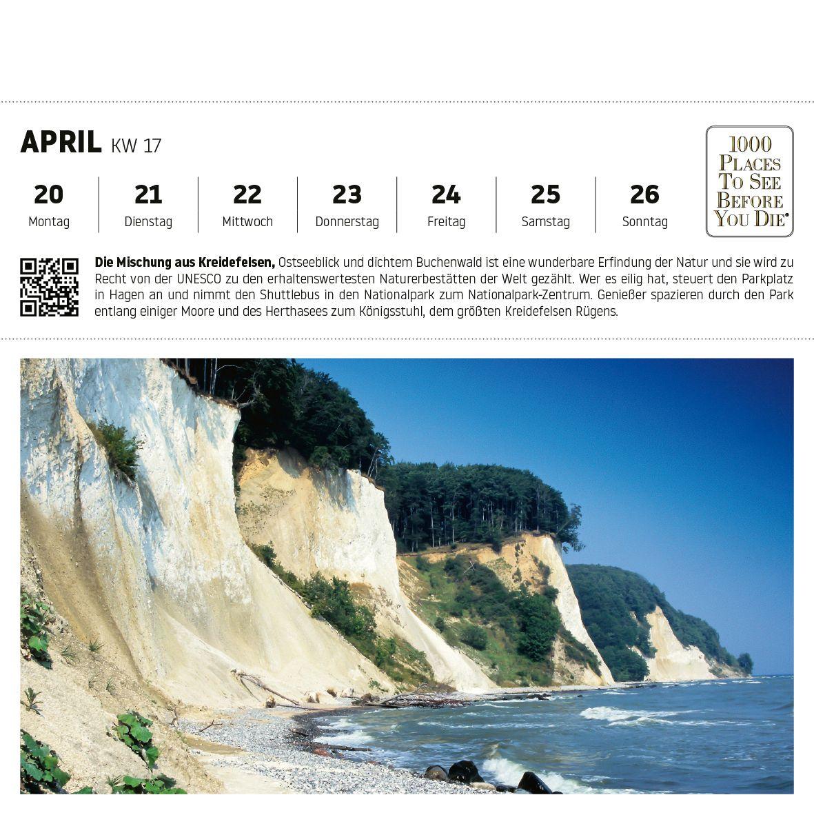 Beispielinhalt (Bild) Ostsee Postkartenkalender