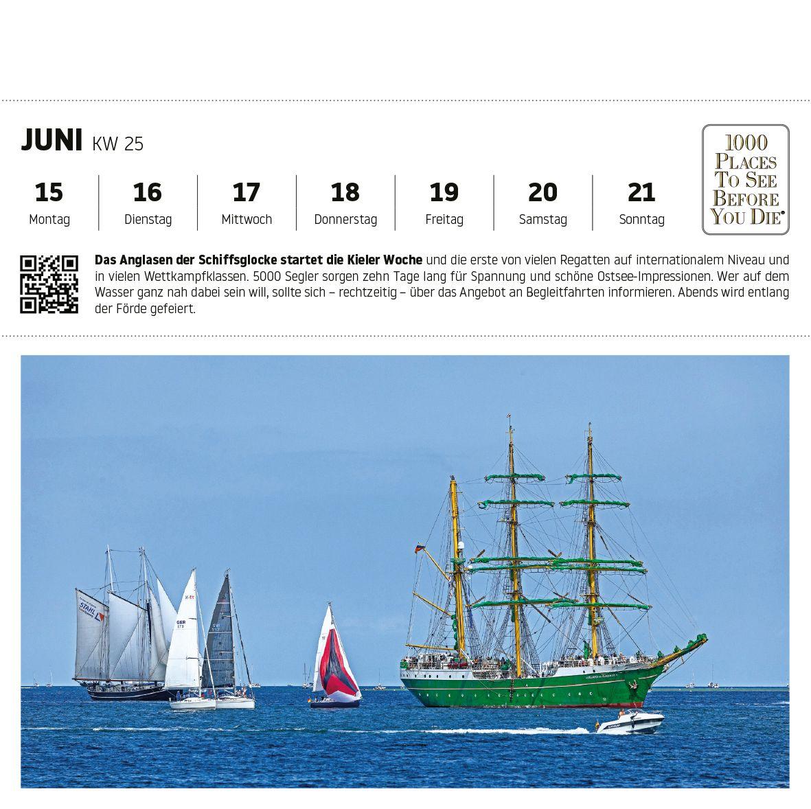 Beispielinhalt (Bild) Ostsee Postkartenkalender