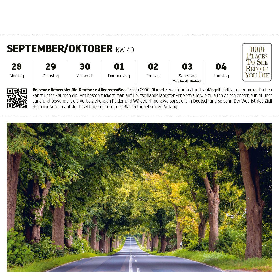 Beispielinhalt (Bild) Ostsee Postkartenkalender