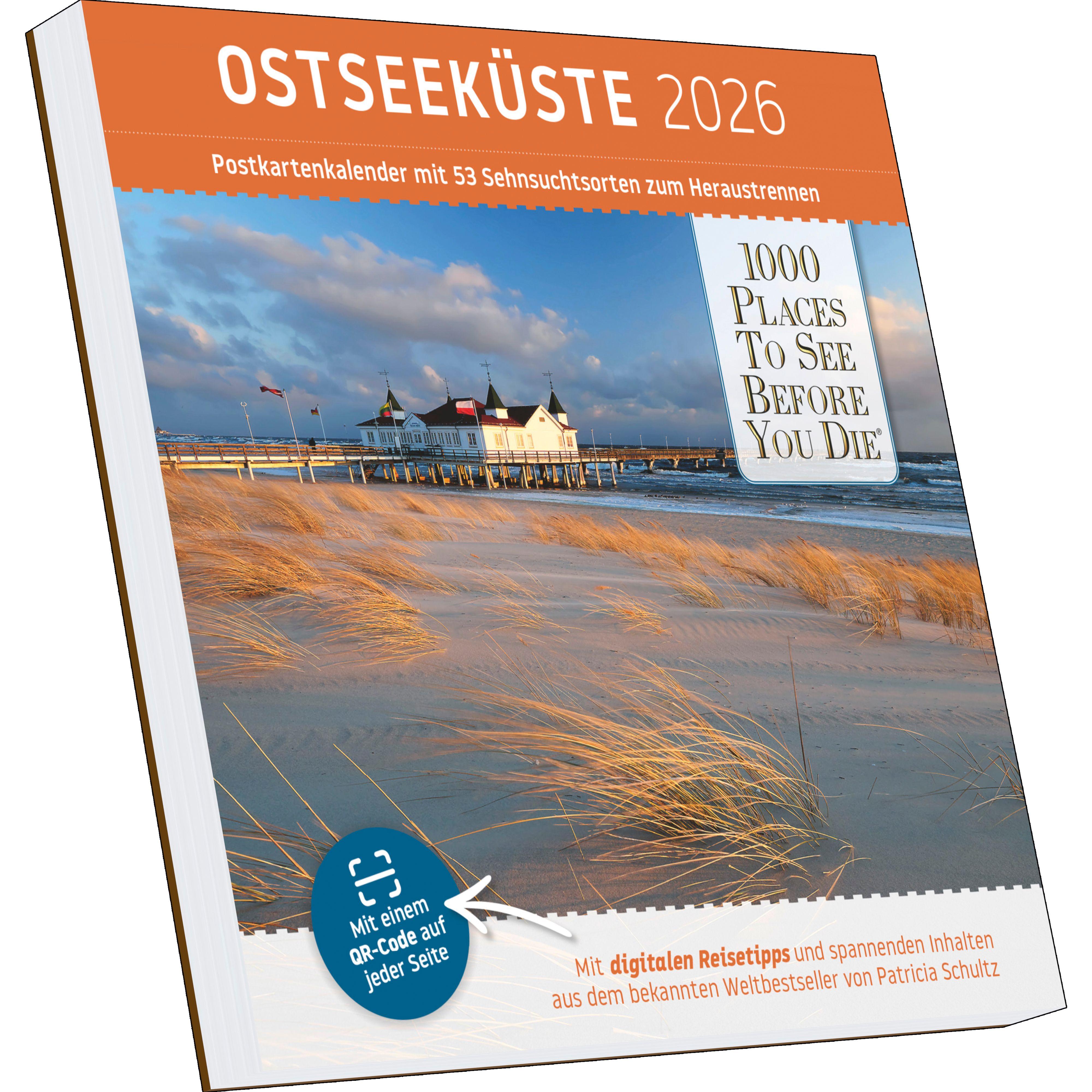 Vorderes Coverbild Ostsee Postkartenkalender