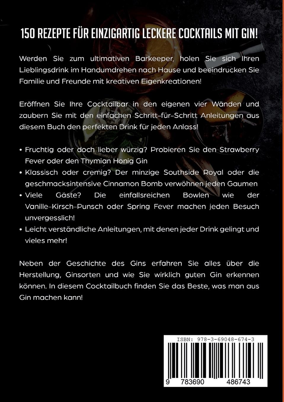 Rückseitencover Gin Rezeptbuch