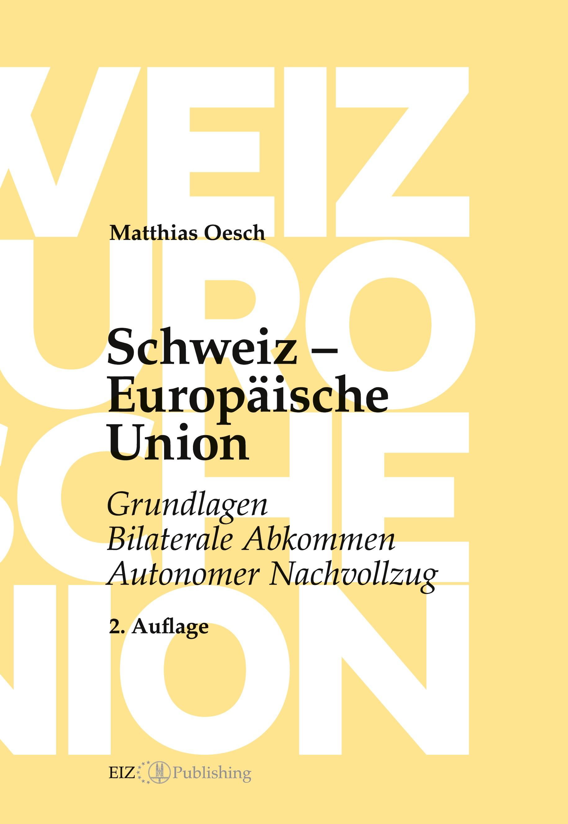 Vorderes Coverbild Schweiz - Europäische Union