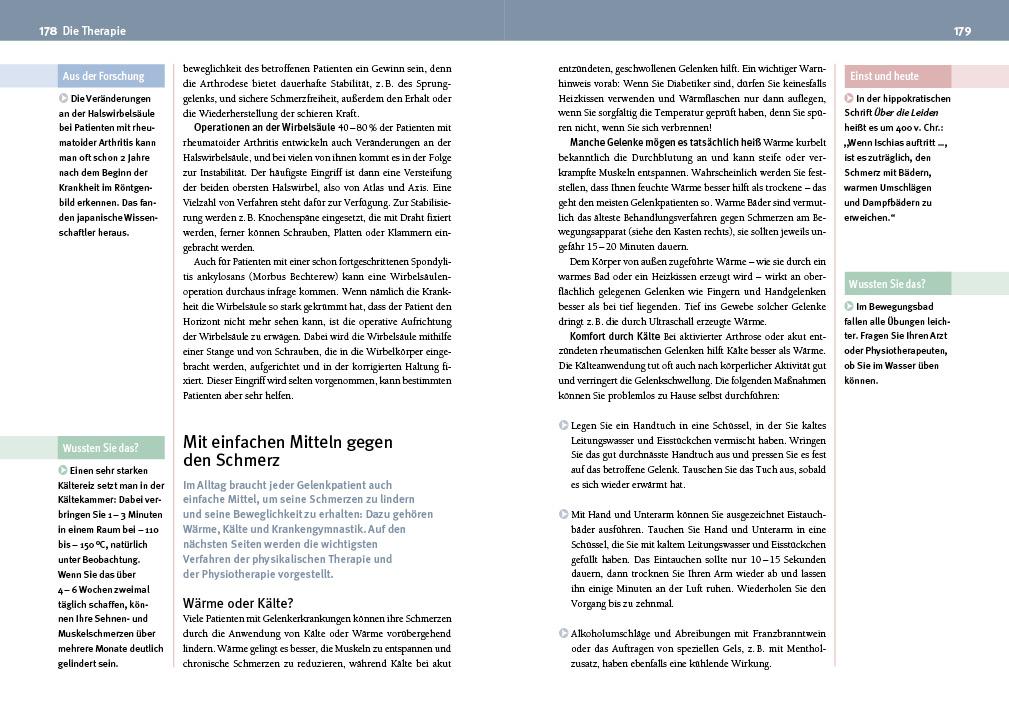 Beispielinhalt (Bild) Arthritis & Arthrose