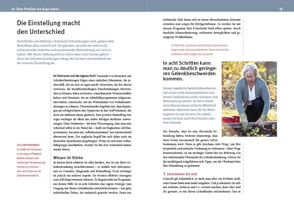 Beispielinhalt (Bild) Arthritis & Arthrose