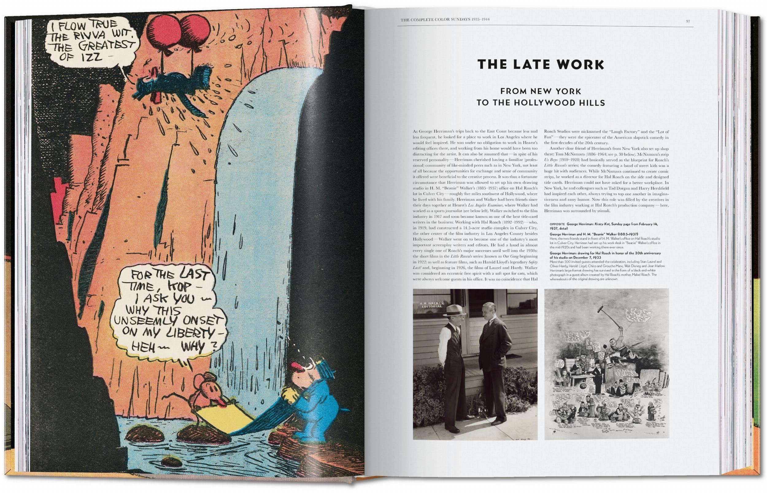 Beispielinhalt (Bild) George Herriman. Krazy Kat. The Complete Color Sundays 1935-1944