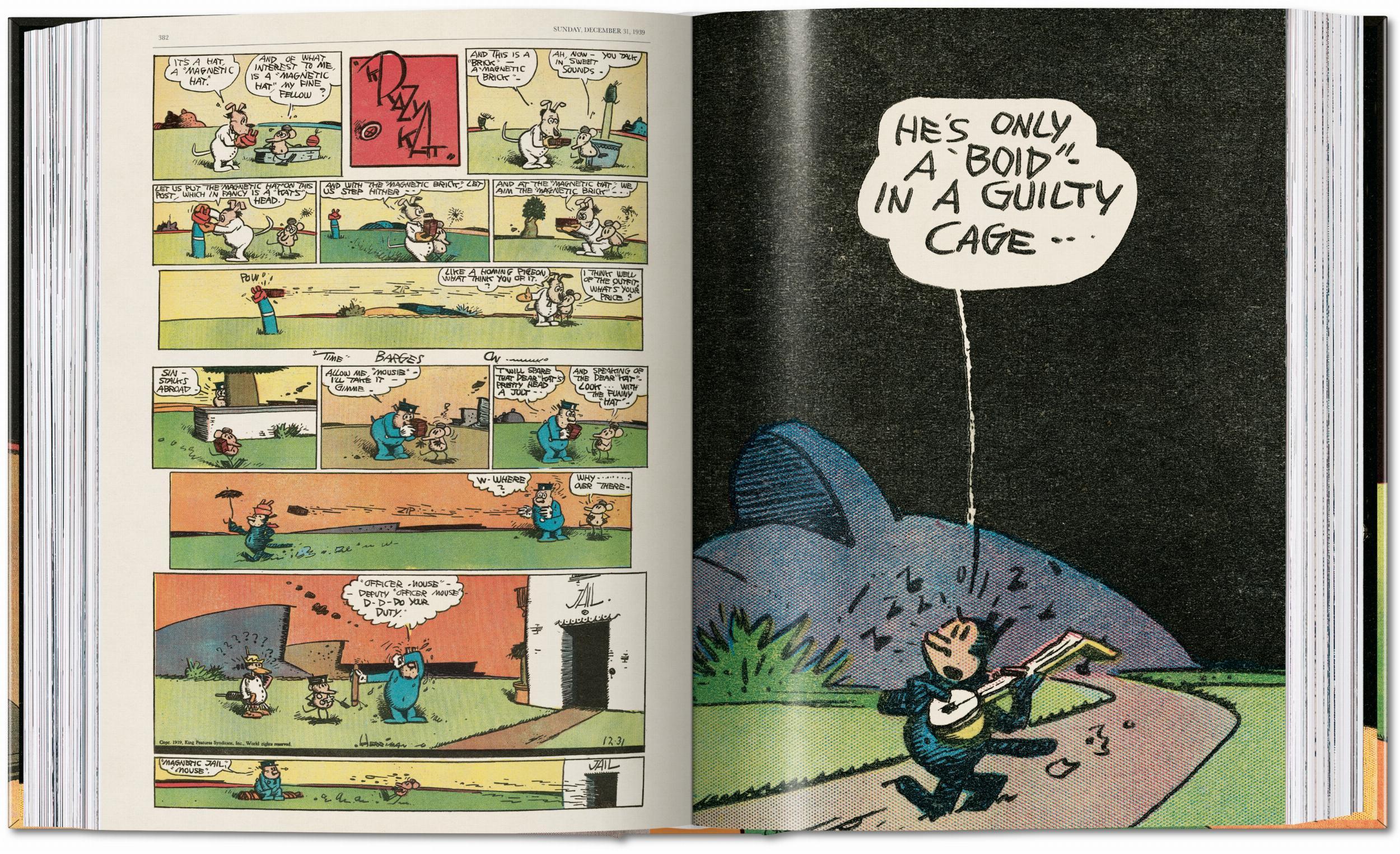 Beispielinhalt (Bild) George Herriman. Krazy Kat. The Complete Color Sundays 1935-1944