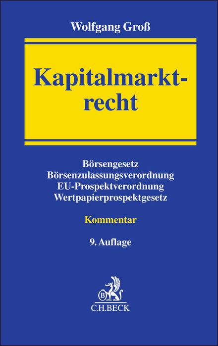 Vorderes Coverbild Kapitalmarktrecht