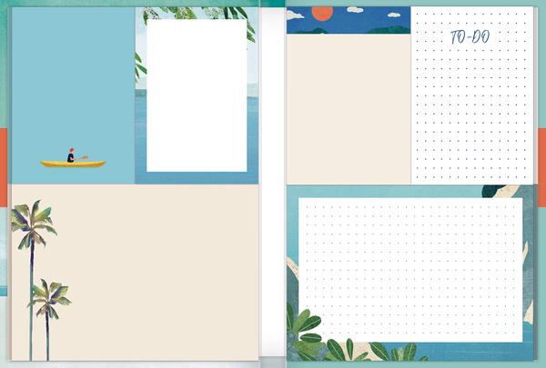 Beispielinhalt (Bild) Sticky Notes Summer