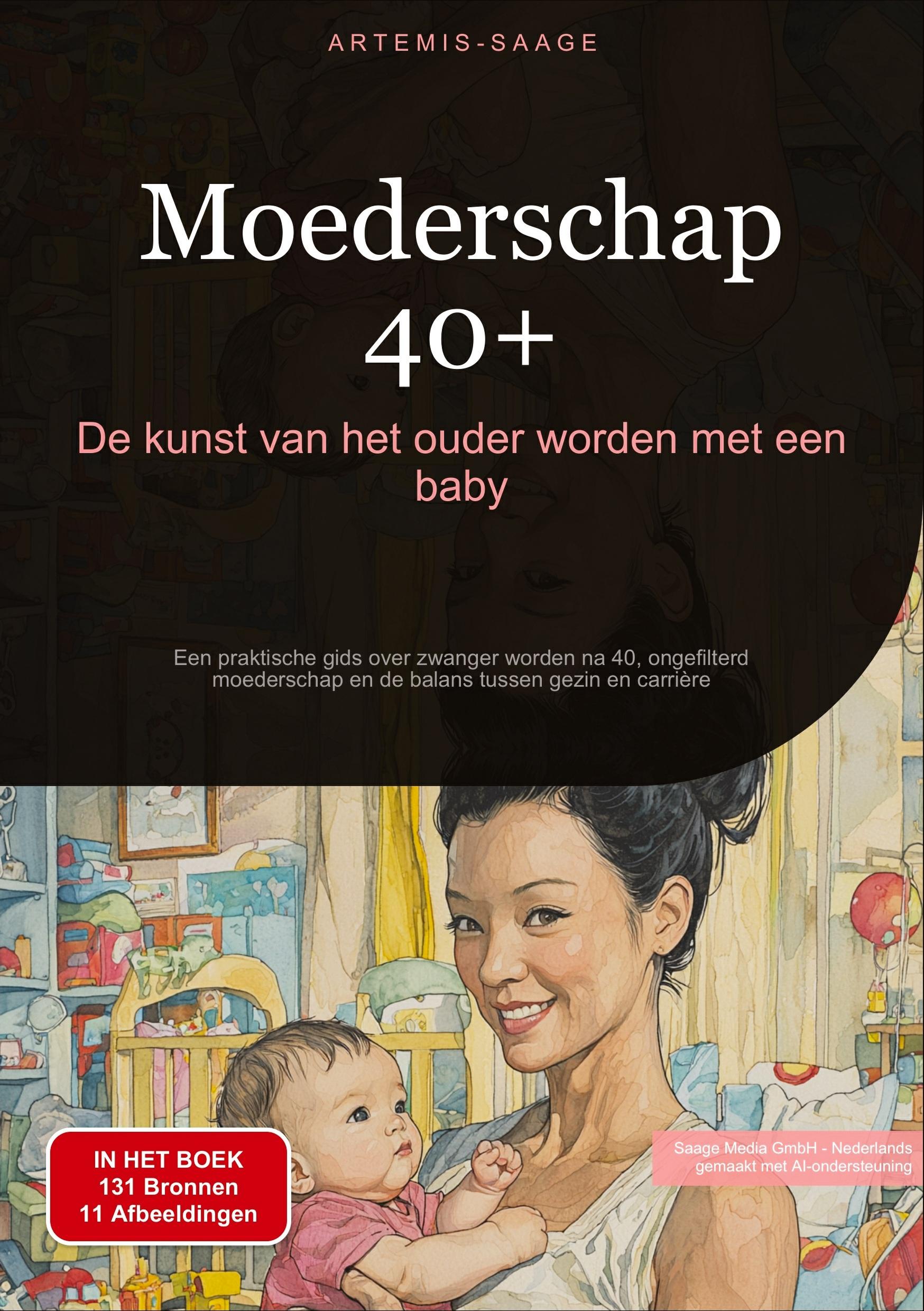 Vorderes Coverbild Moederschap 40+: De kunst van het ouder worden met een baby