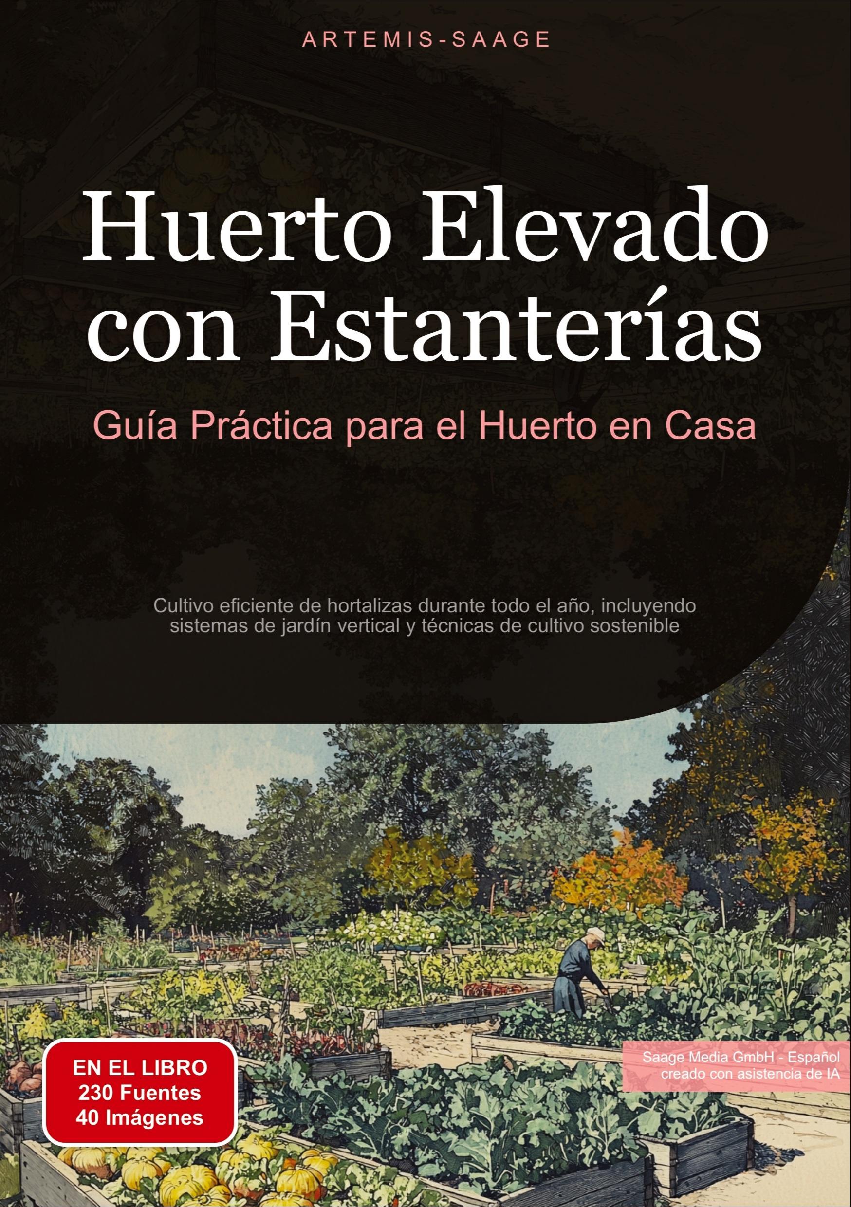 Vorderes Coverbild Huerto Elevado con Estanterías: Guía Práctica para el Huerto en Casa