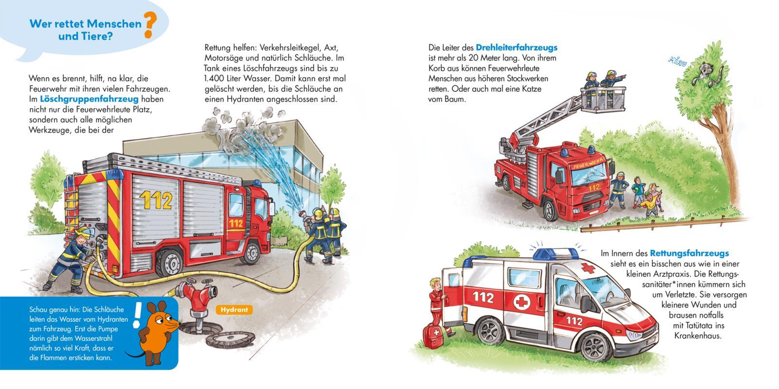 Beispielinhalt (Bild) Frag doch mal ... die Maus: Traktor, Bagger und Co.
