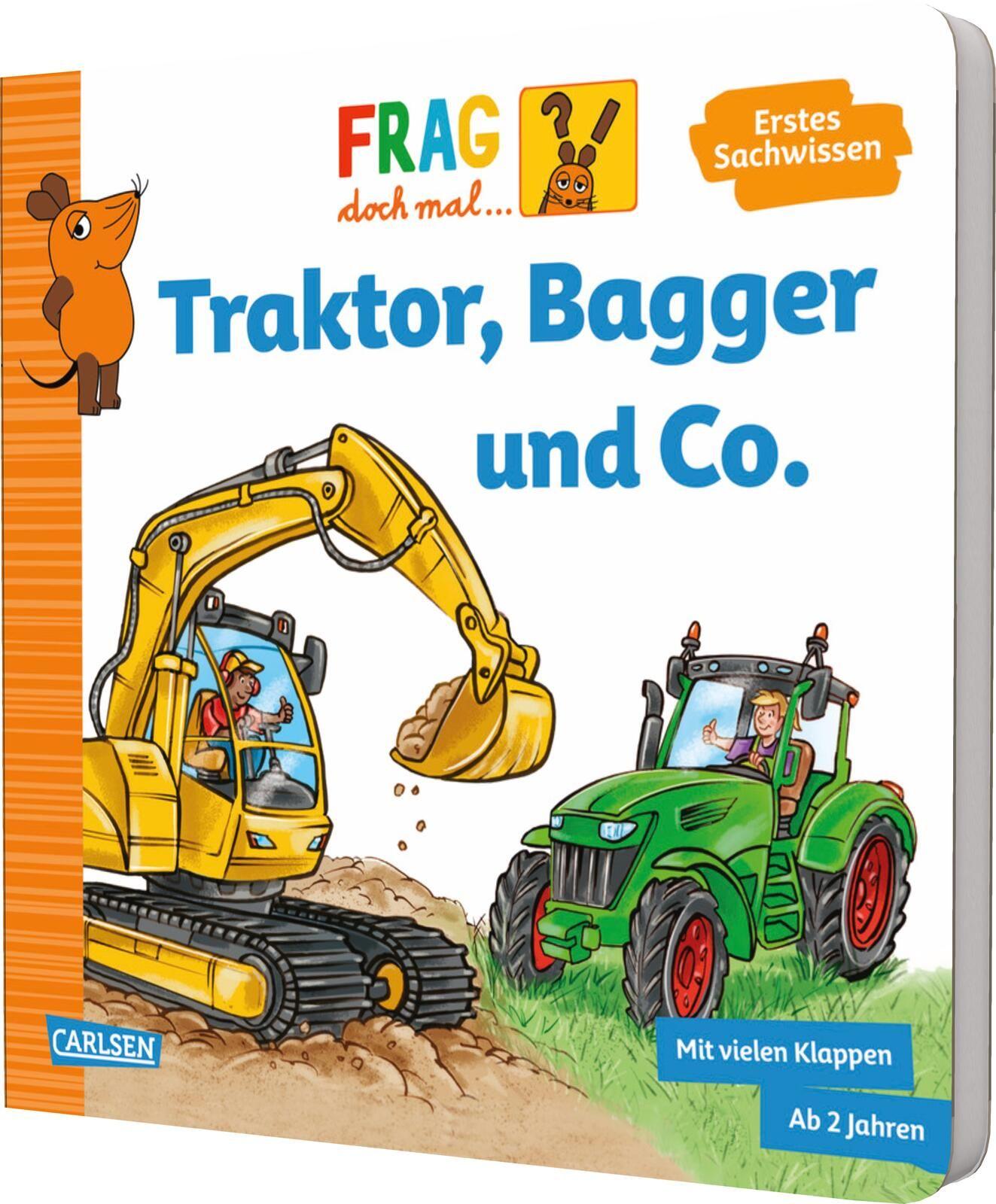 Vorderes Coverbild Frag doch mal ... die Maus: Traktor, Bagger und Co.