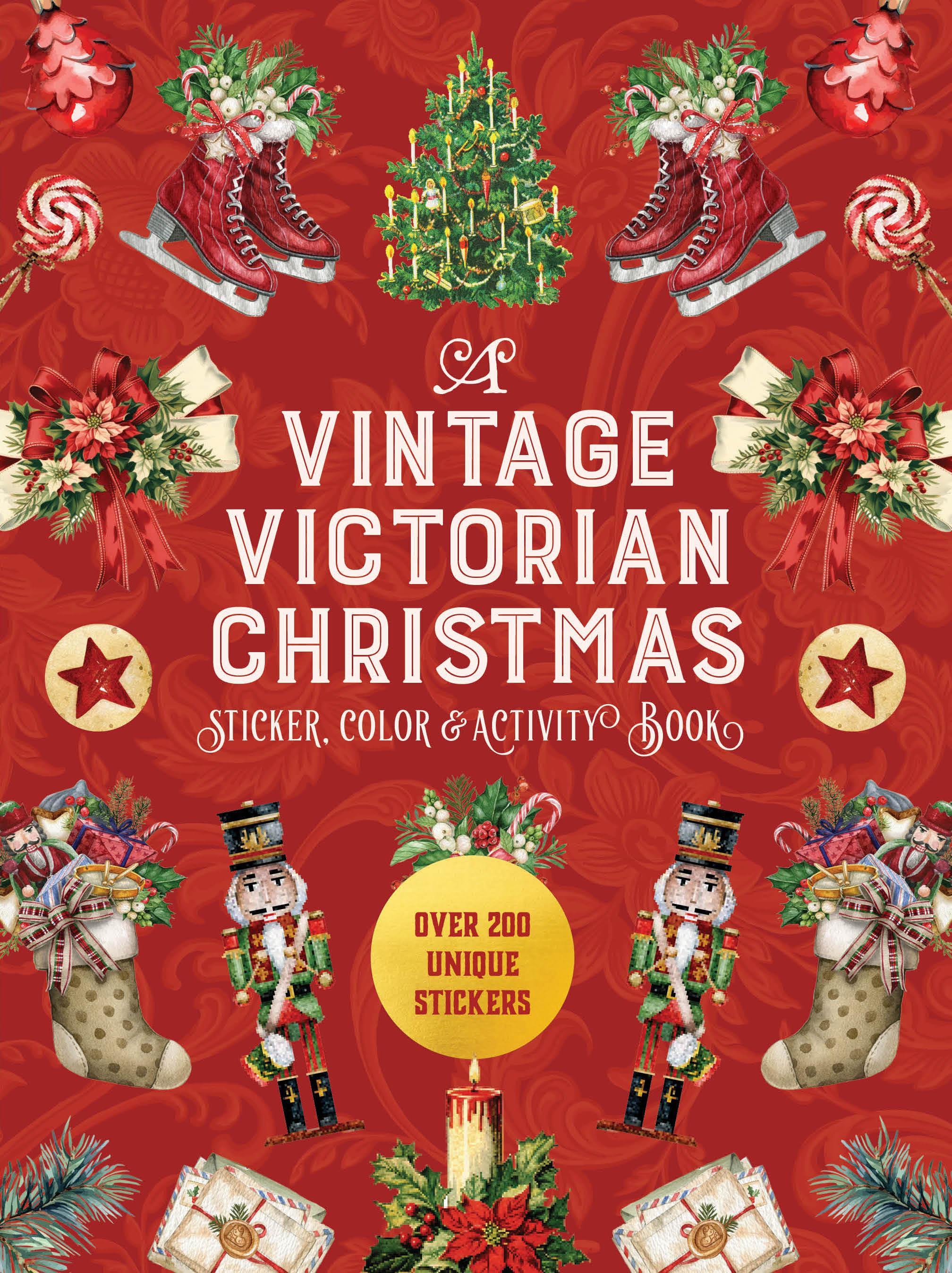Vorderes Coverbild A Vintage Victorian Christmas Sticker, Color & Activity Book