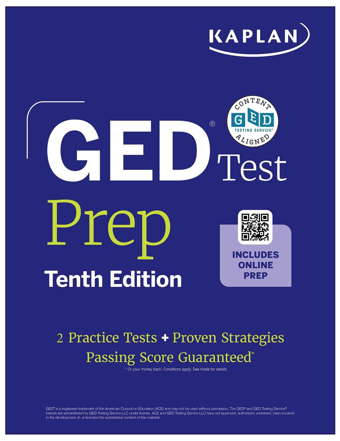 Vorderes Coverbild GED Test Prep, Tenth Edition (2026): Includes a Diagnostic Pretest, 2 Full Length Practice Tests, 1000+ Practice Questions, and 40+ Online Videos