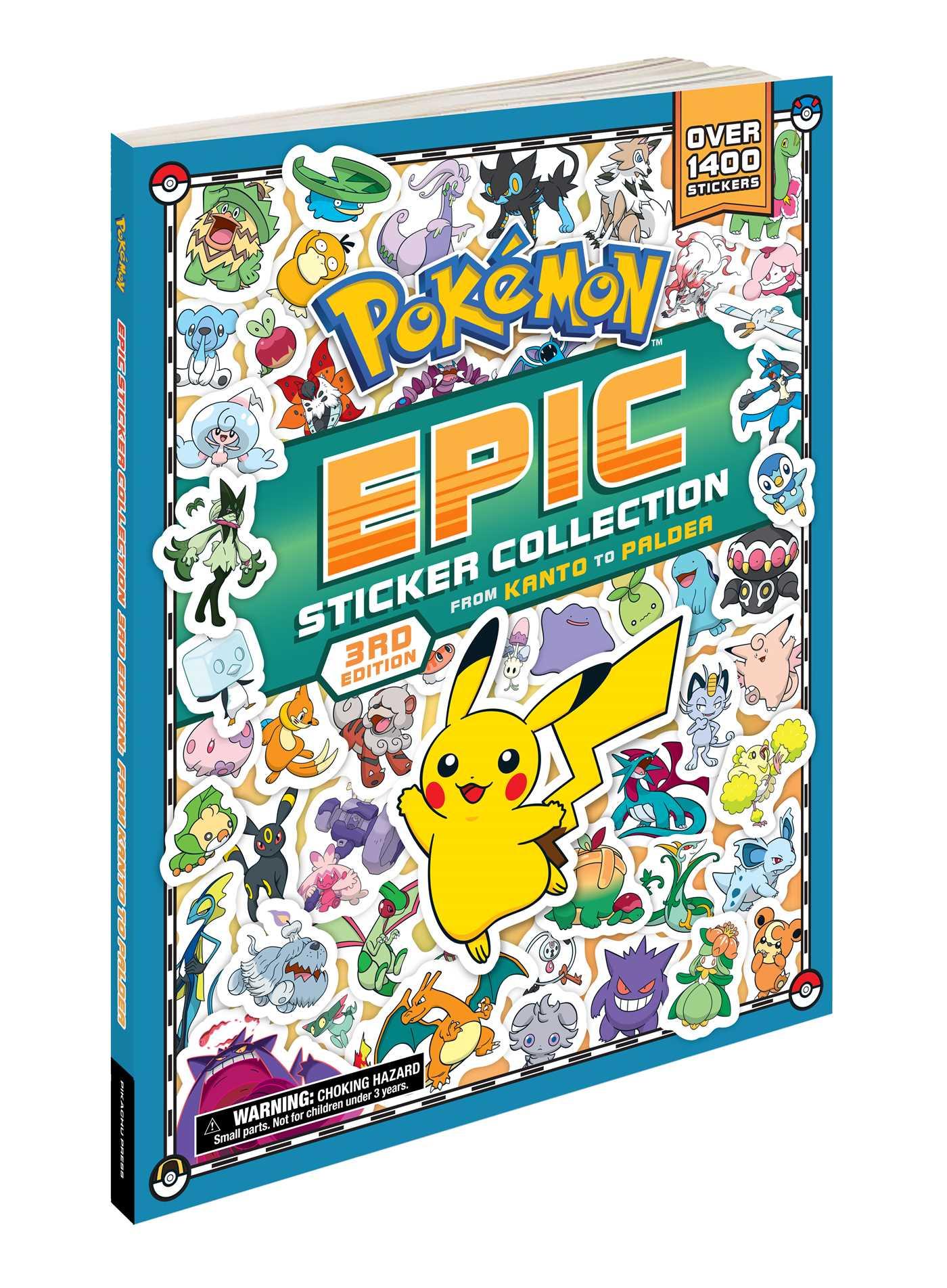 Vorderes Coverbild Pokémon Epic Sticker Collection 3rd Edition: From Kanto to Paldea