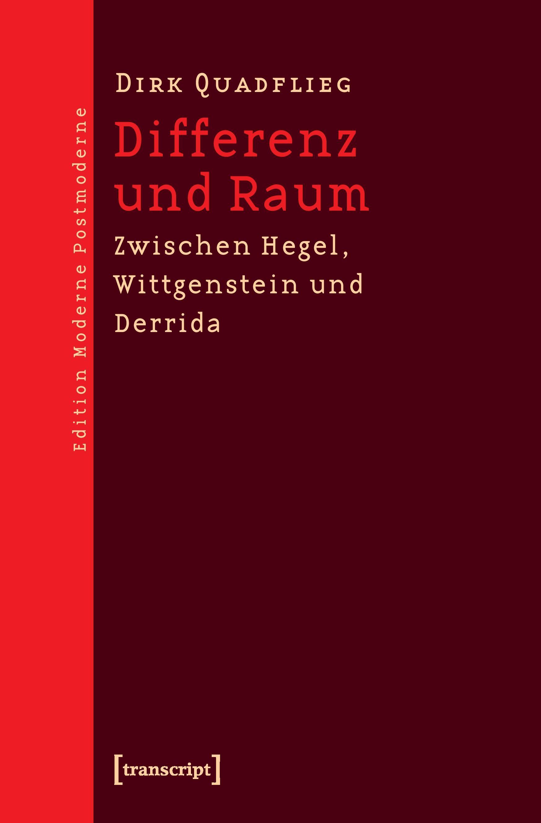 Vorderes Coverbild Differenz und Raum