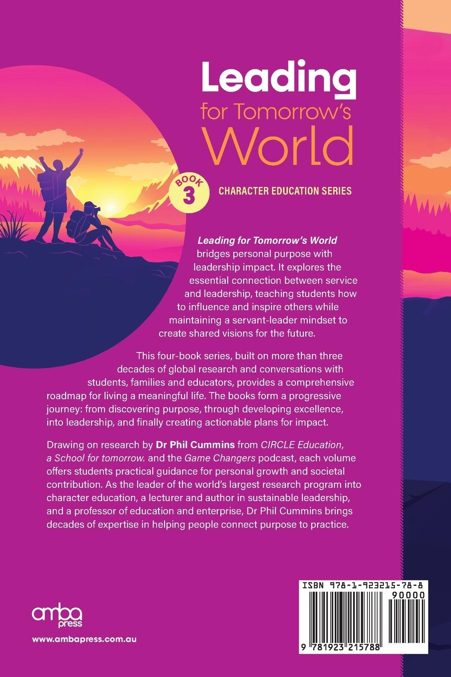 Rückseitencover Leading for Tomorrow's World