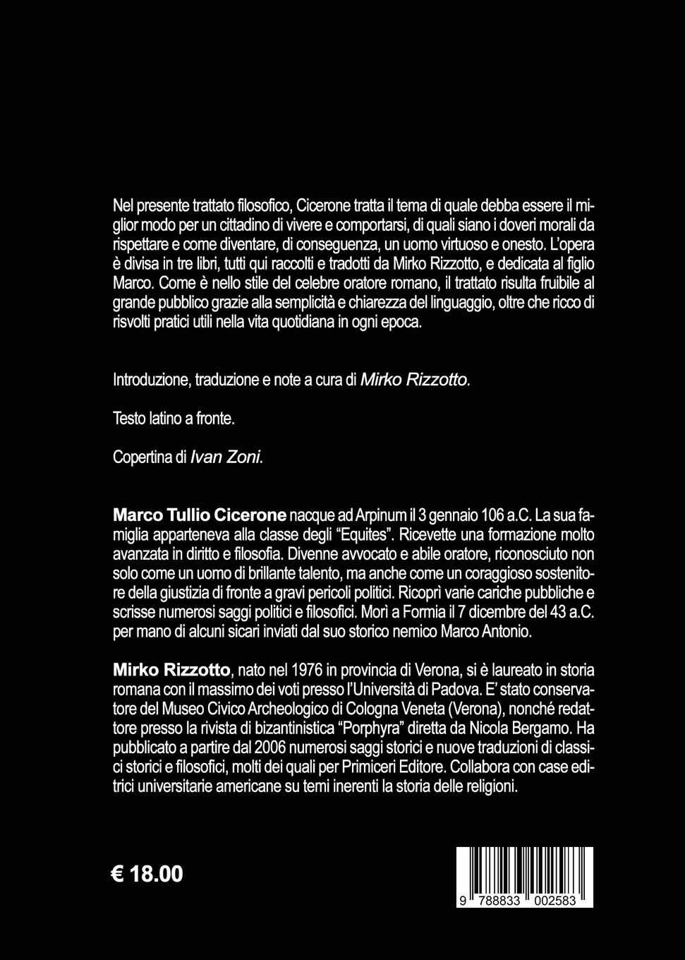 Rückseitencover Dei doveri