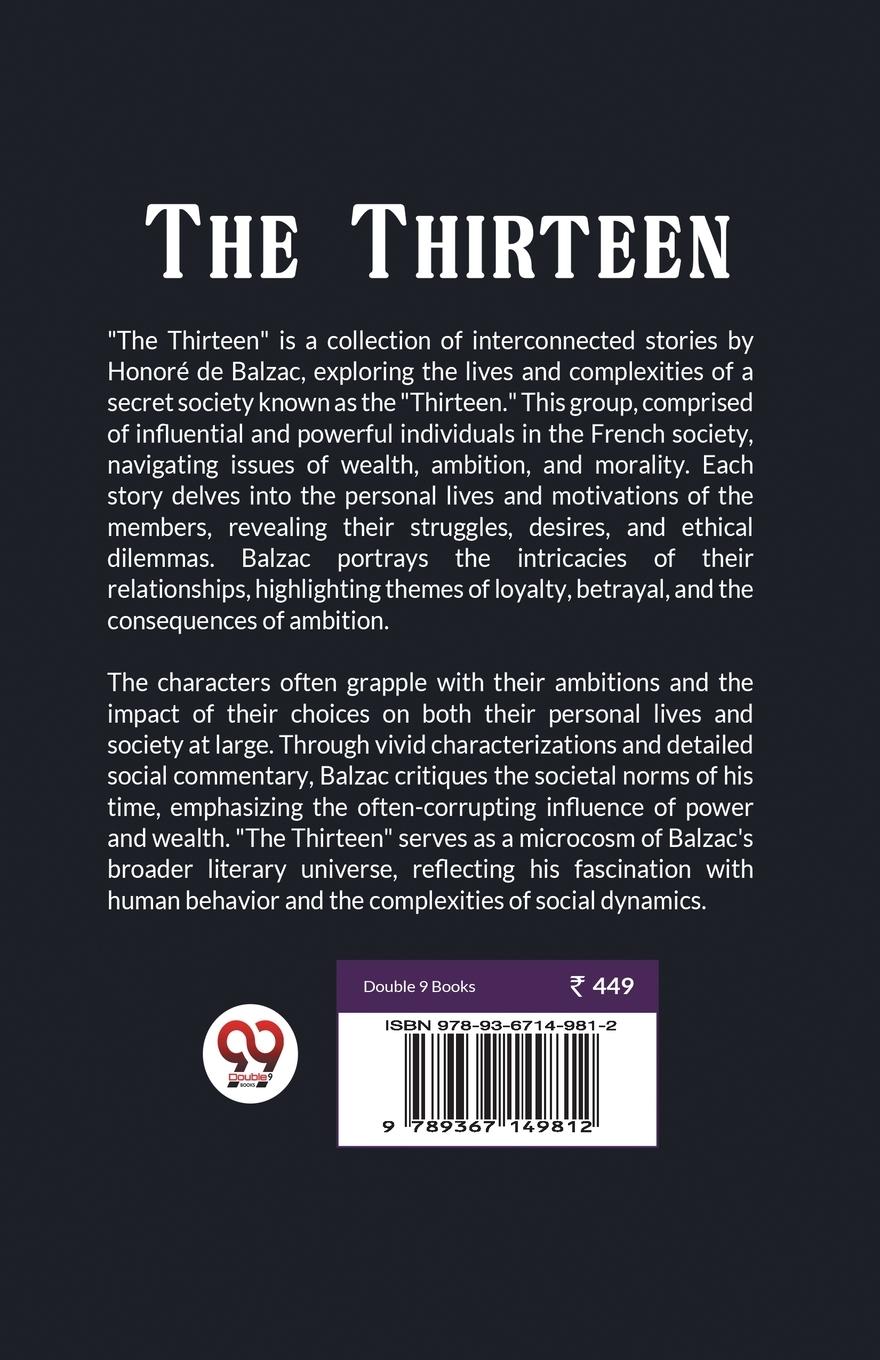 Rückseitencover The Thirteen