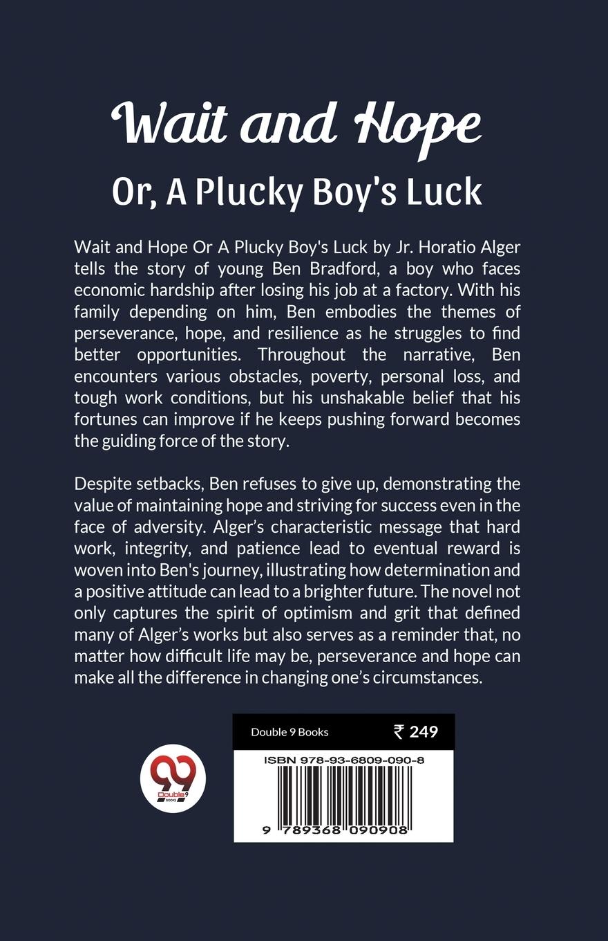 Rückseitencover Wait and Hope Or, A Plucky Boy's Luck