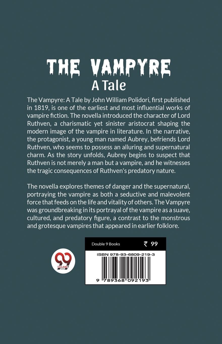 Rückseitencover The Vampyre A Tale