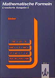 Vorderes Coverbild Mathematische Formeln. Formelsammlung E (Erweiterte Ausgabe)